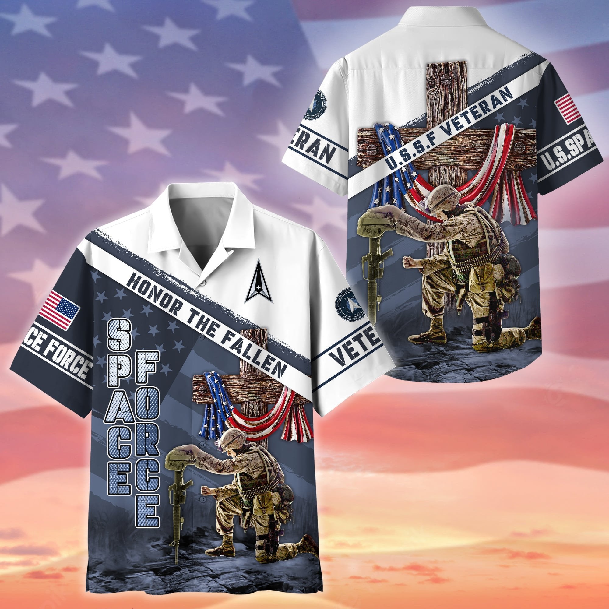 Premium Honor The Fallen US Veteran Hawaii Shirt NPVC290601