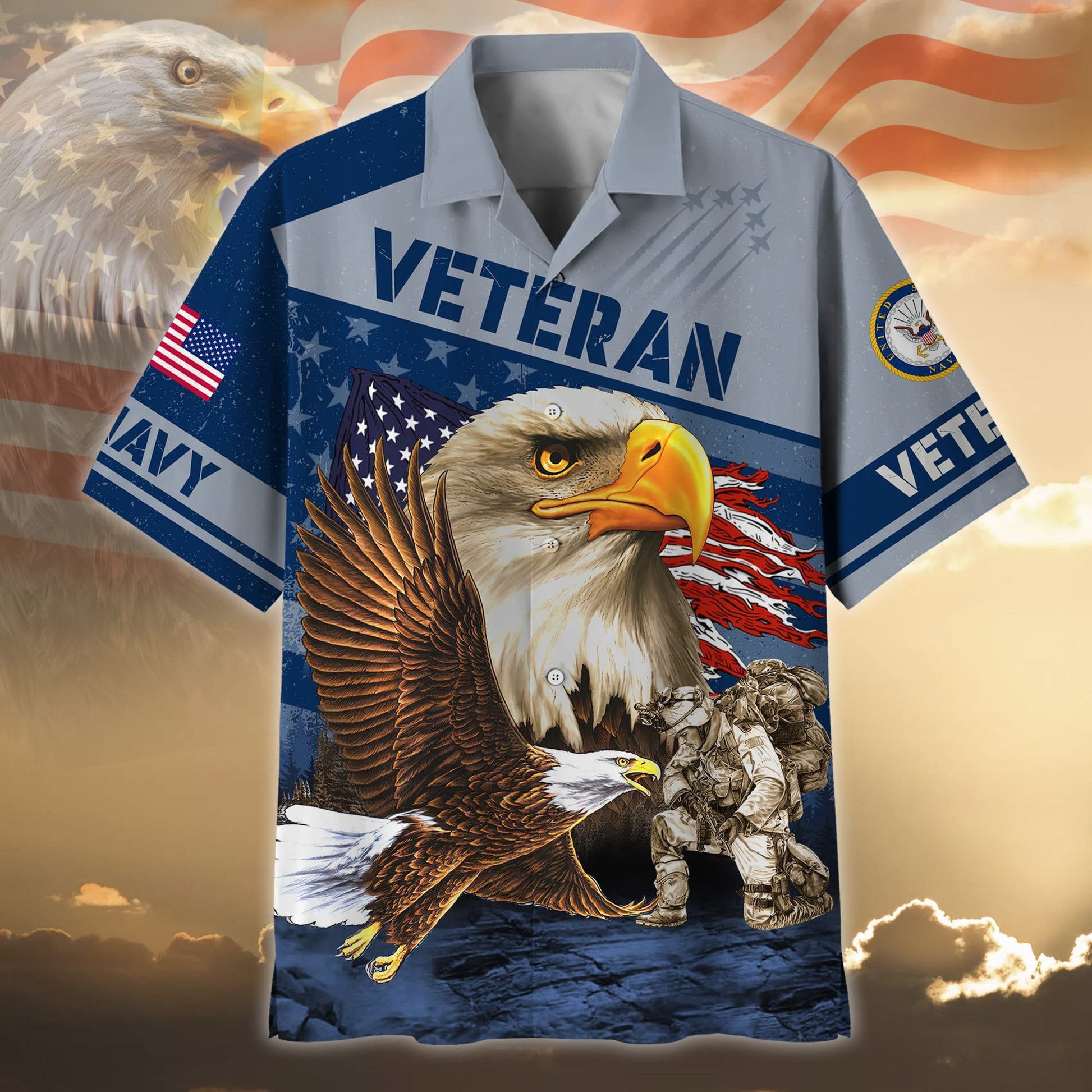Unique Proudly Served US Veteran Hawaii Shirt NPVC150602