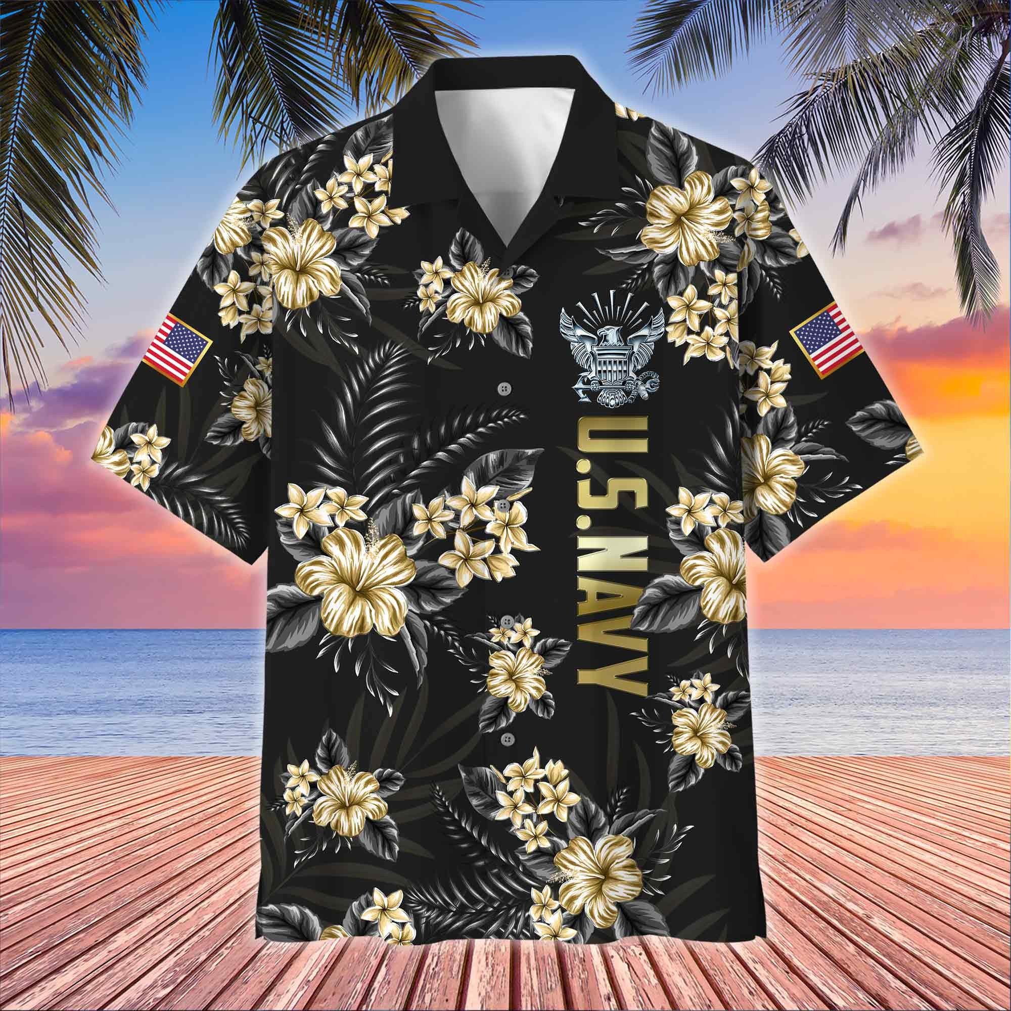 Premium Proudly Served US Veteran Hawaii Shirt NPVC130601