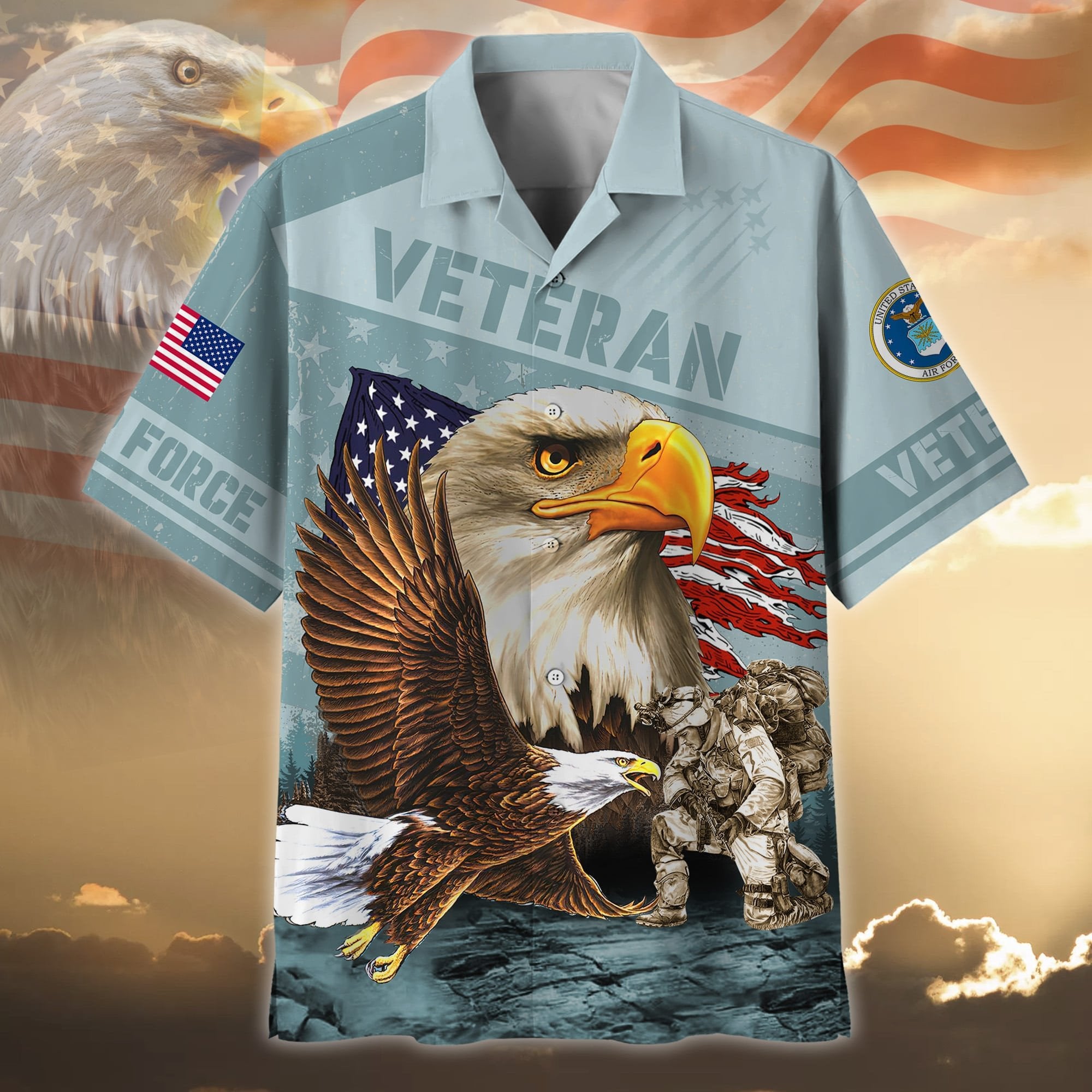 Unique Proudly Served US Veteran Hawaii Shirt NPVC150602