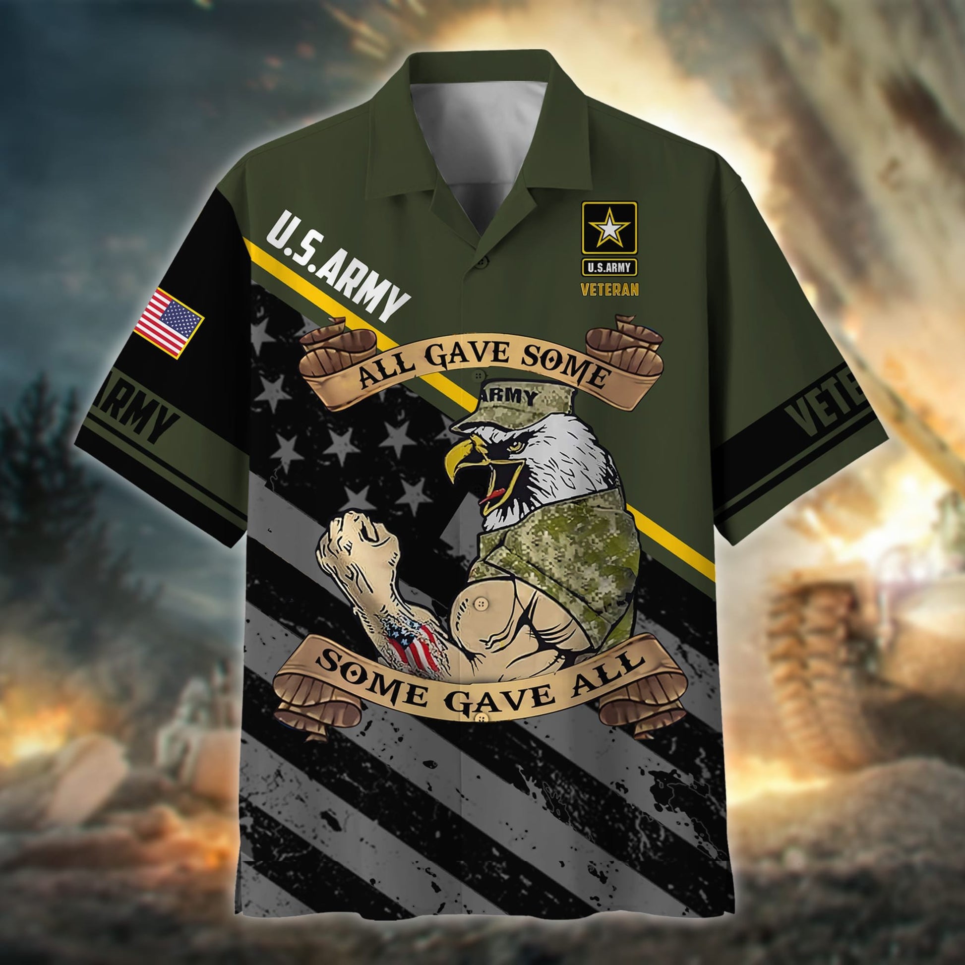 Premium All Gave Some Some Gave All US Veteran Hawaii Shirt NPVC230206