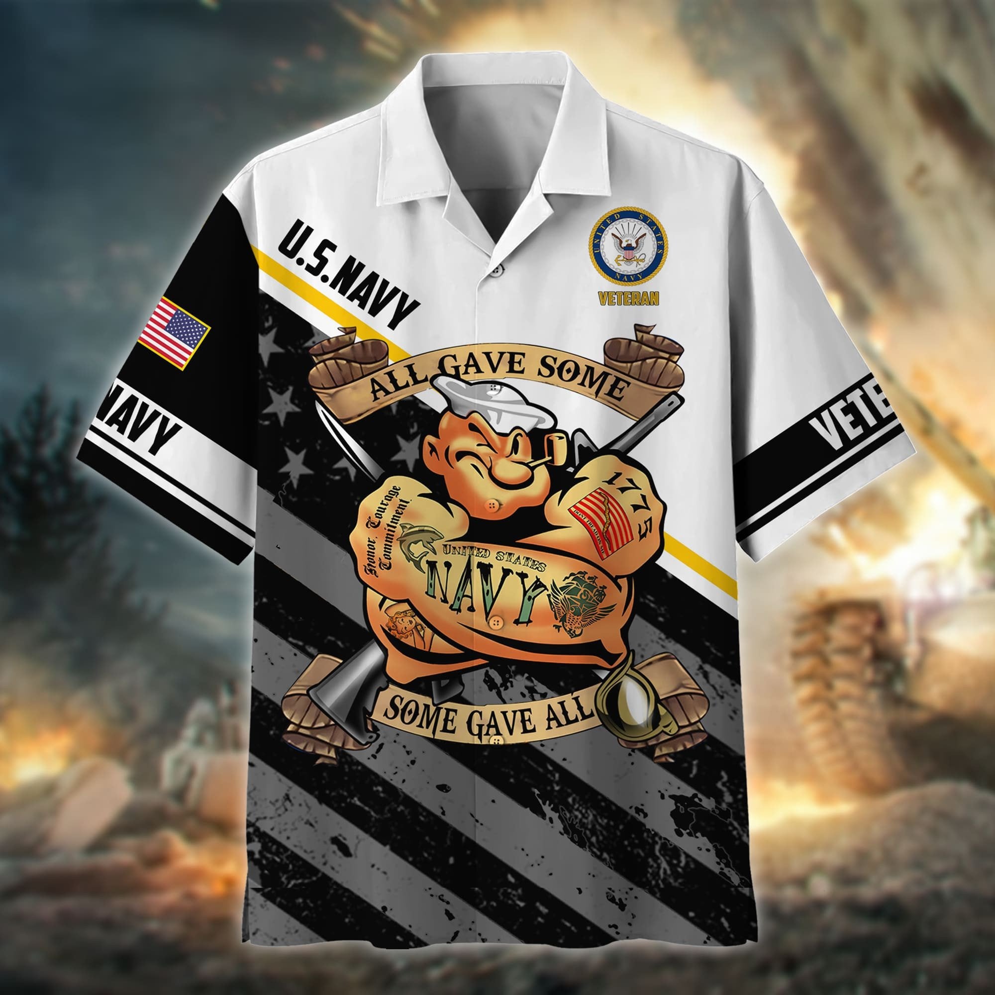Premium All Gave Some Some Gave All US Veteran Hawaii Shirt NPVC230206