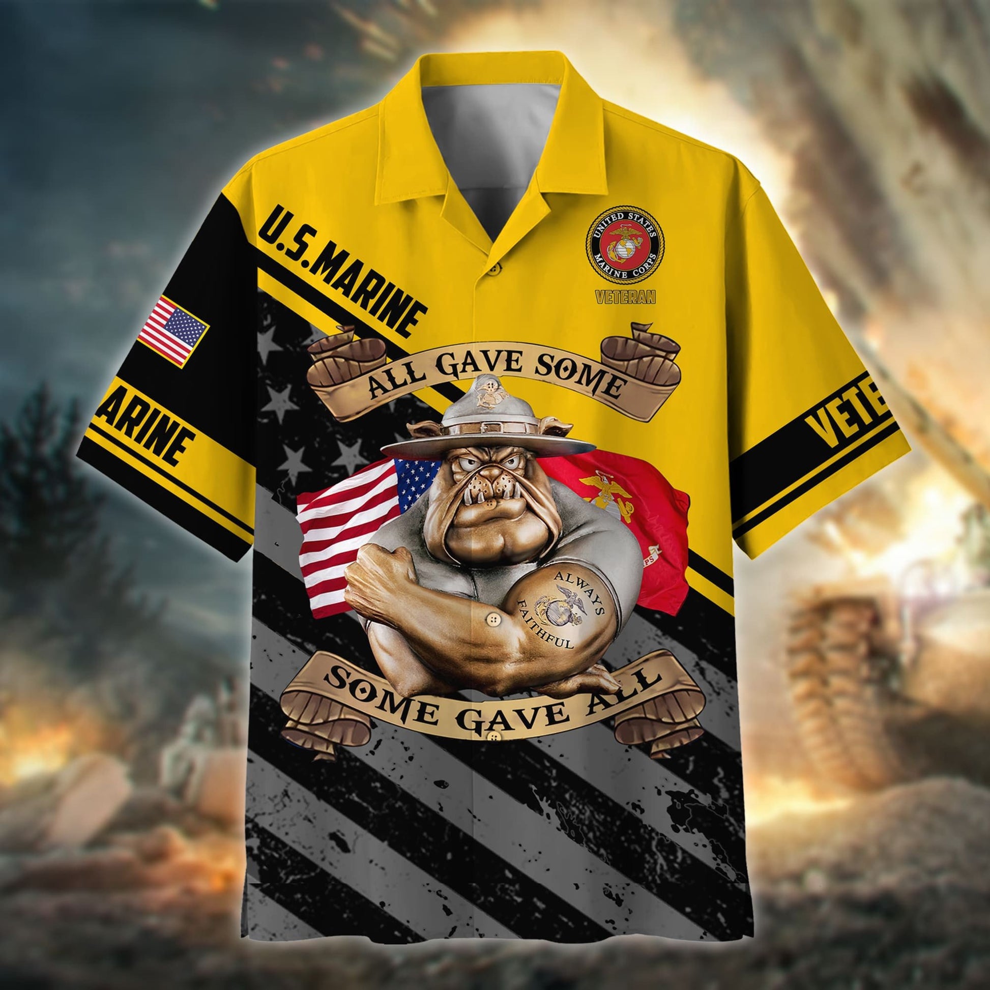 Premium All Gave Some Some Gave All US Veteran Hawaii Shirt NPVC230206