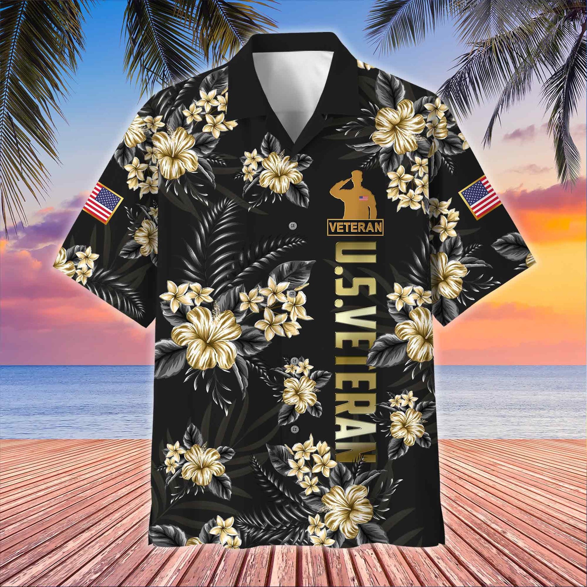 Premium Proudly Served US Veteran Hawaii Shirt NPVC130601