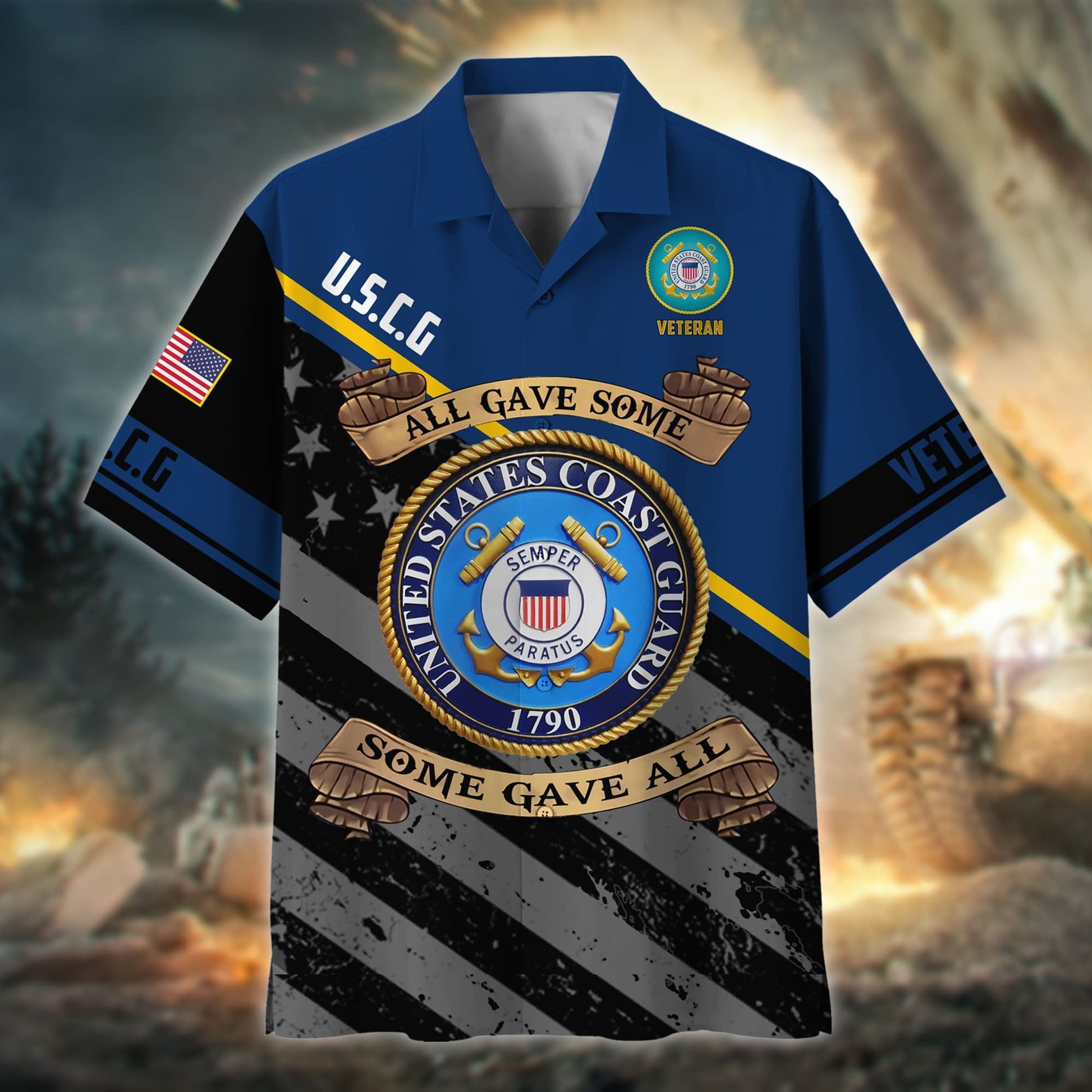Premium All Gave Some Some Gave All US Veteran Hawaii Shirt NPVC230206
