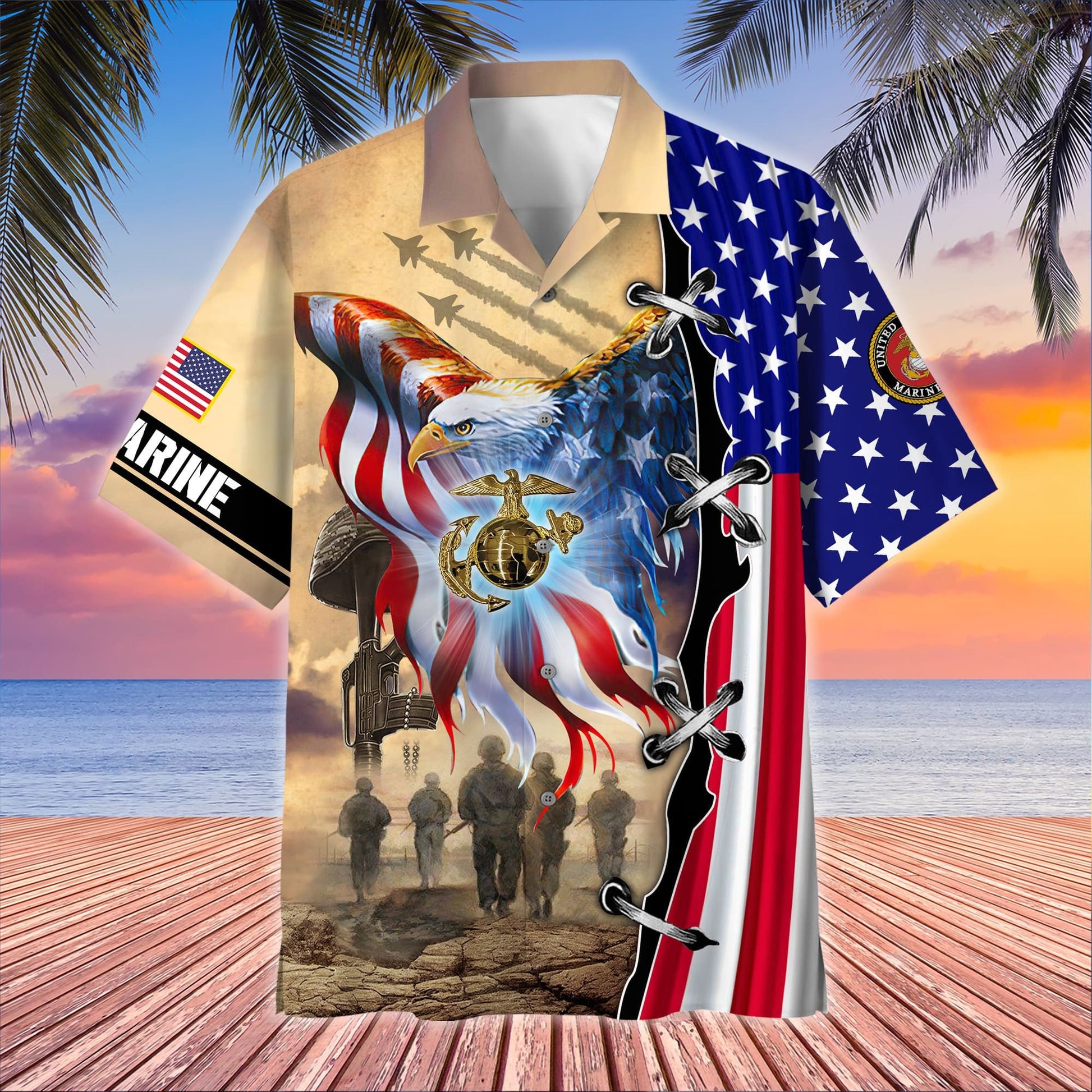 Premium Honoring All Who Served US Veteran Hawaii Shirt APVC140703