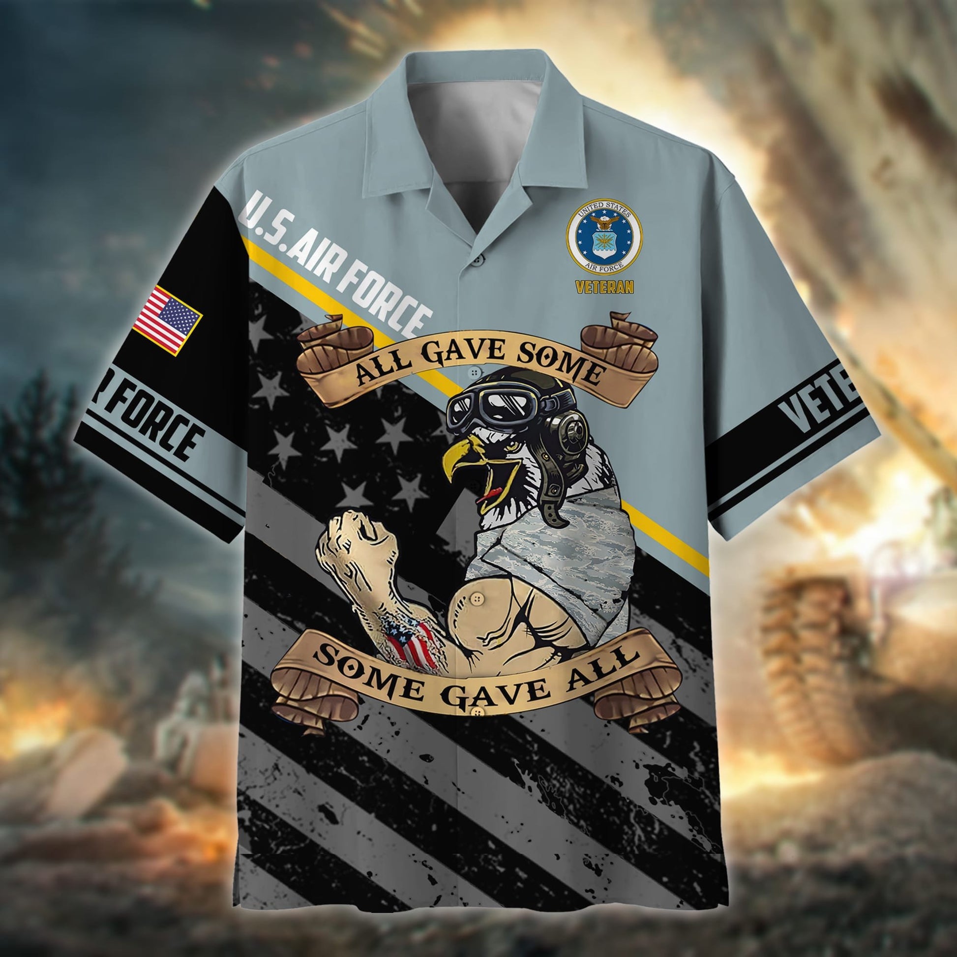 Premium All Gave Some Some Gave All US Veteran Hawaii Shirt NPVC230206