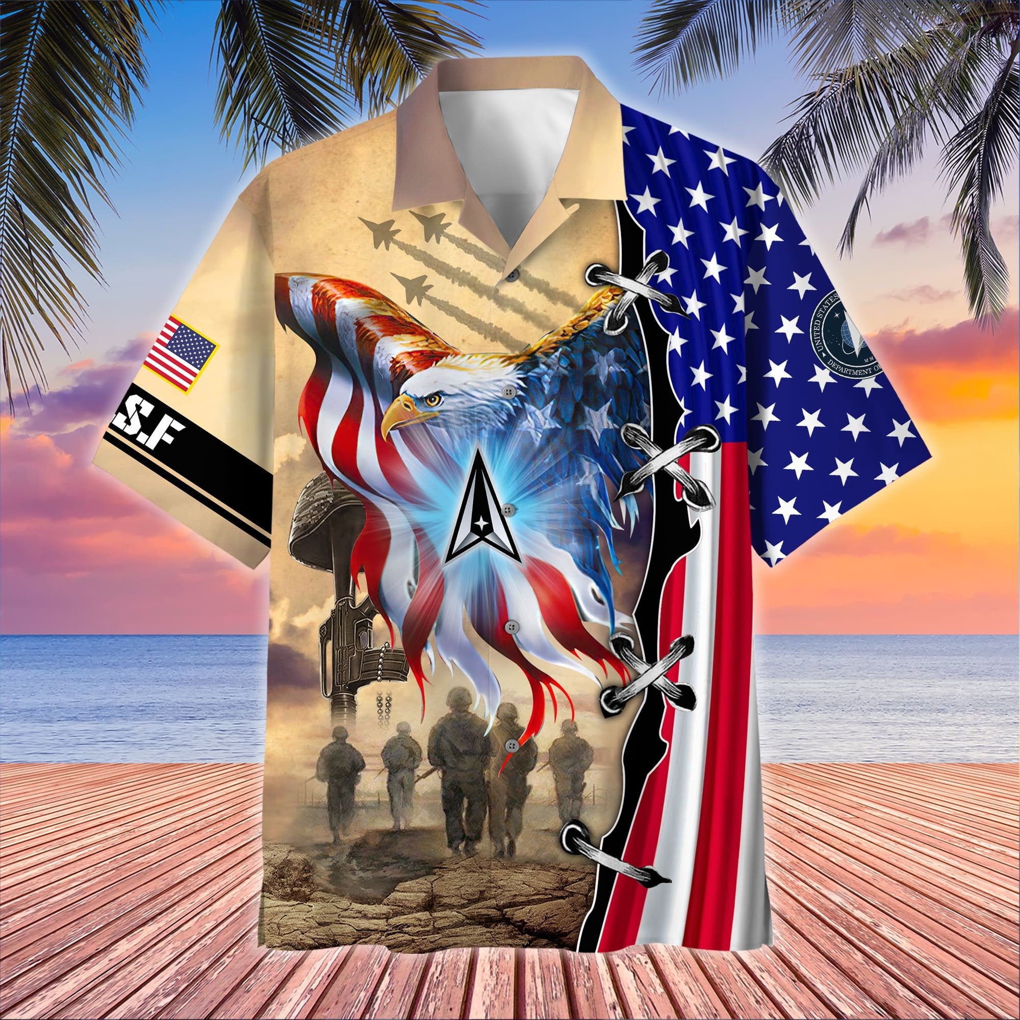 Premium Honoring All Who Served US Veteran Hawaii Shirt APVC140703
