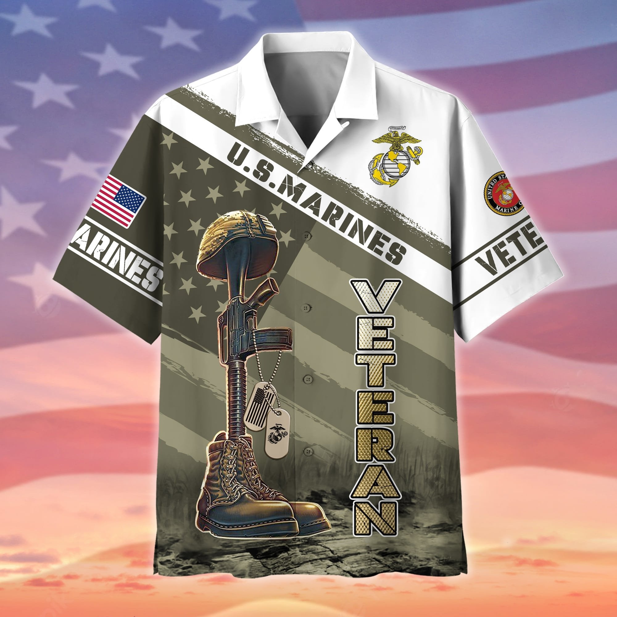 Premium Proudly Served US Veteran Hawaii Shirt NPVC030701