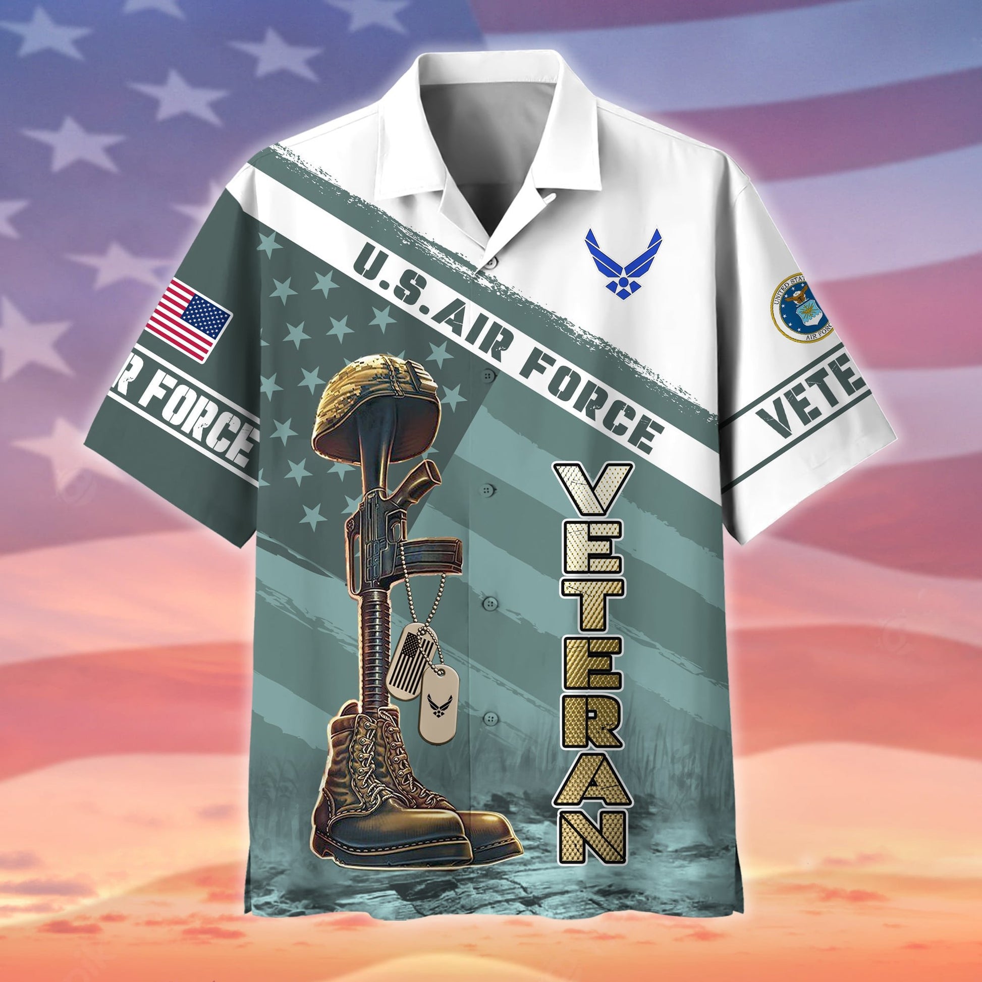 Premium Proudly Served US Veteran Hawaii Shirt NPVC030701
