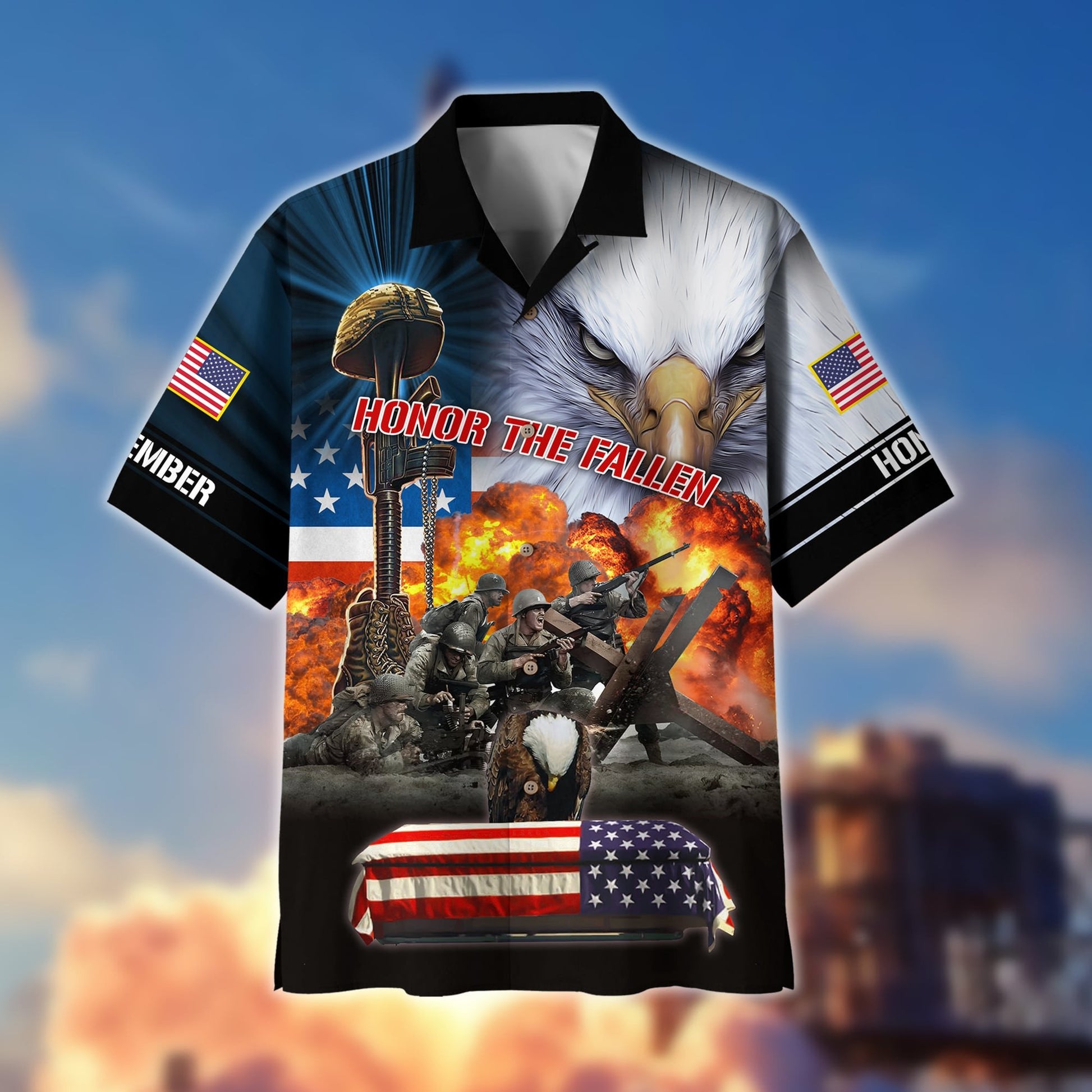 Premium Honor The Fallen Polo And Hawaii Shirt NPVC270202