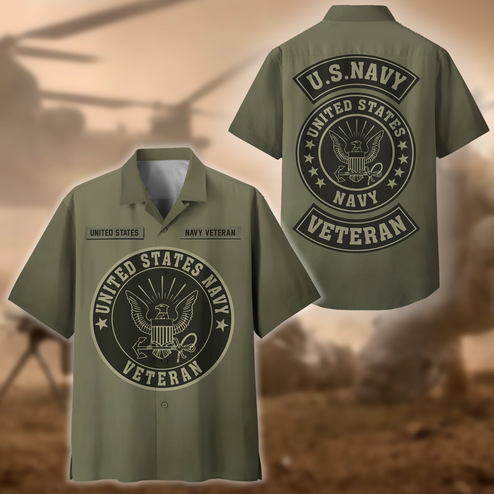 Premium Proudly Served US Veteran Hawaii Shirt NPVC190503