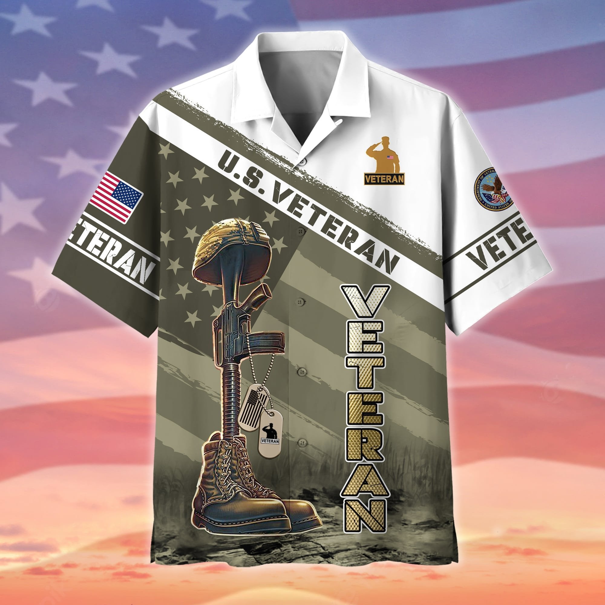 Premium Proudly Served US Veteran Hawaii Shirt NPVC030701