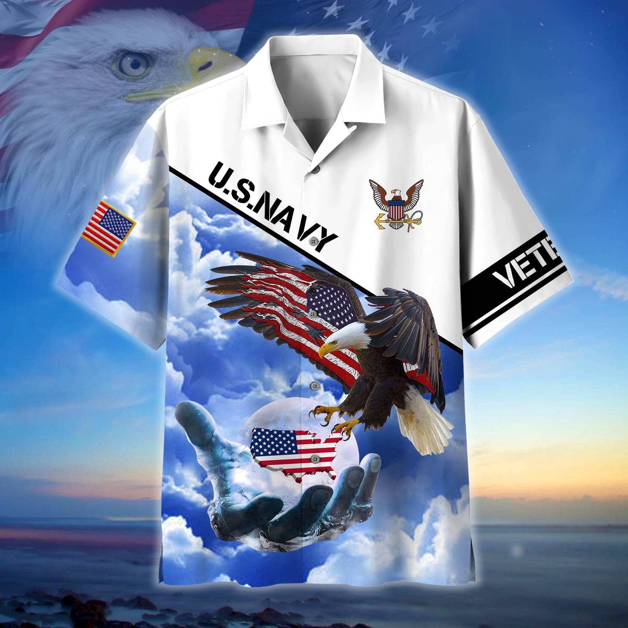 Premium Proudly Served US Veteran Hawaii Shirt NPVC290503
