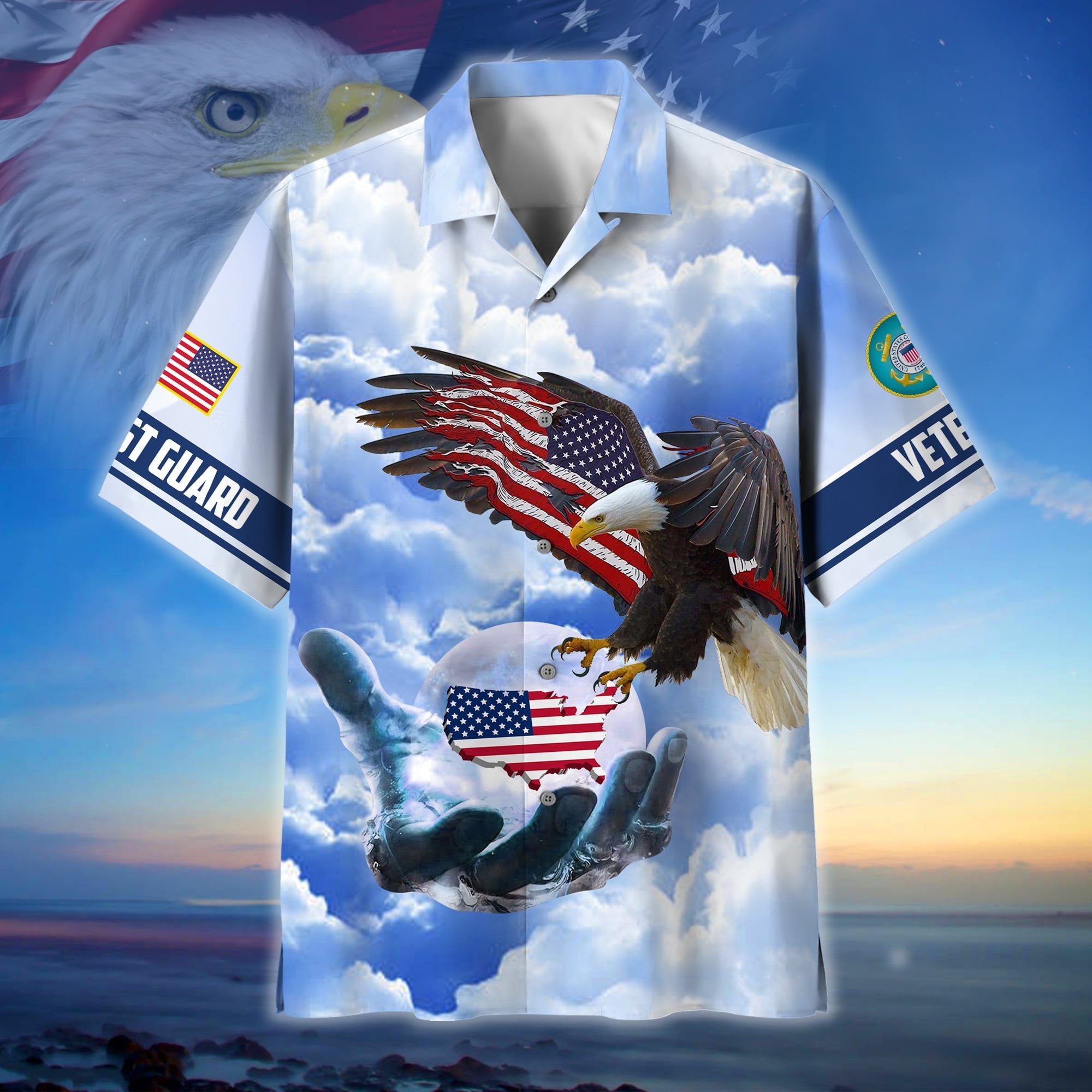 Premium American Pride US Veteran Hawaii Shirt NPVC290504