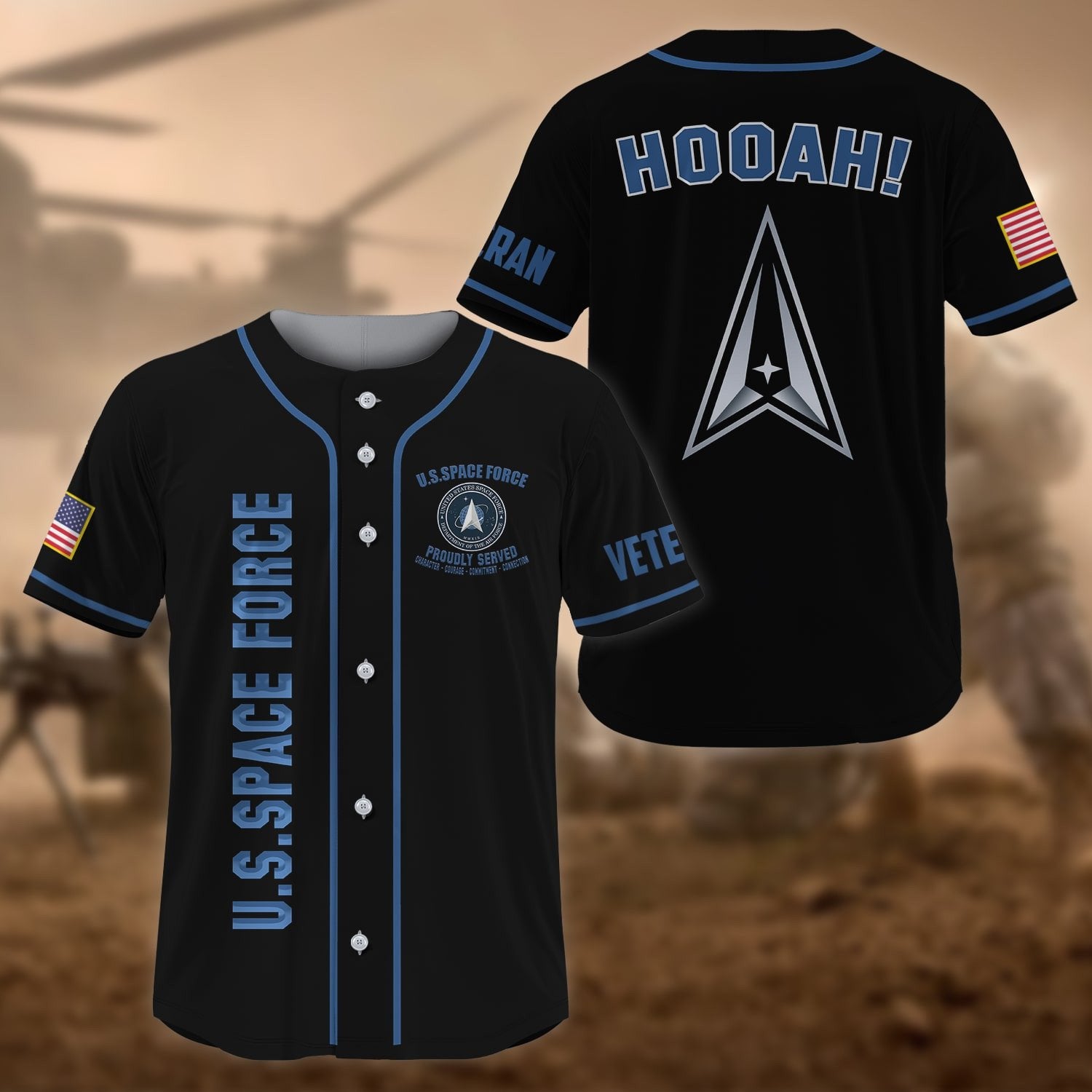 Premium US Veteran Baseball Jersey NPVC270201