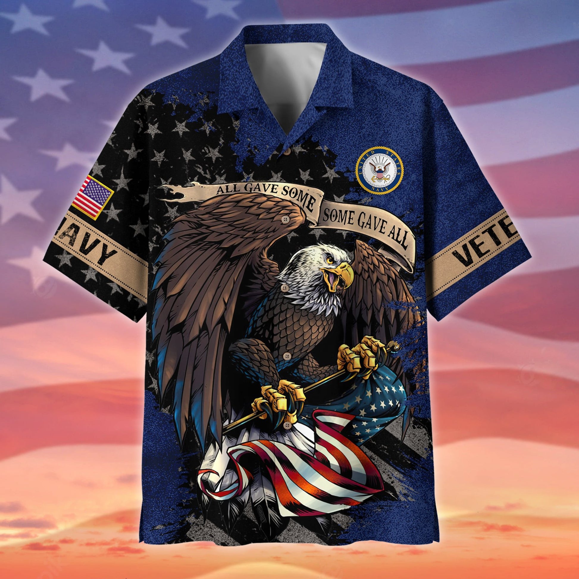Premium All Gave Some Some Gave All US Veteran Polo And Hawaii Shirt NPVC140204