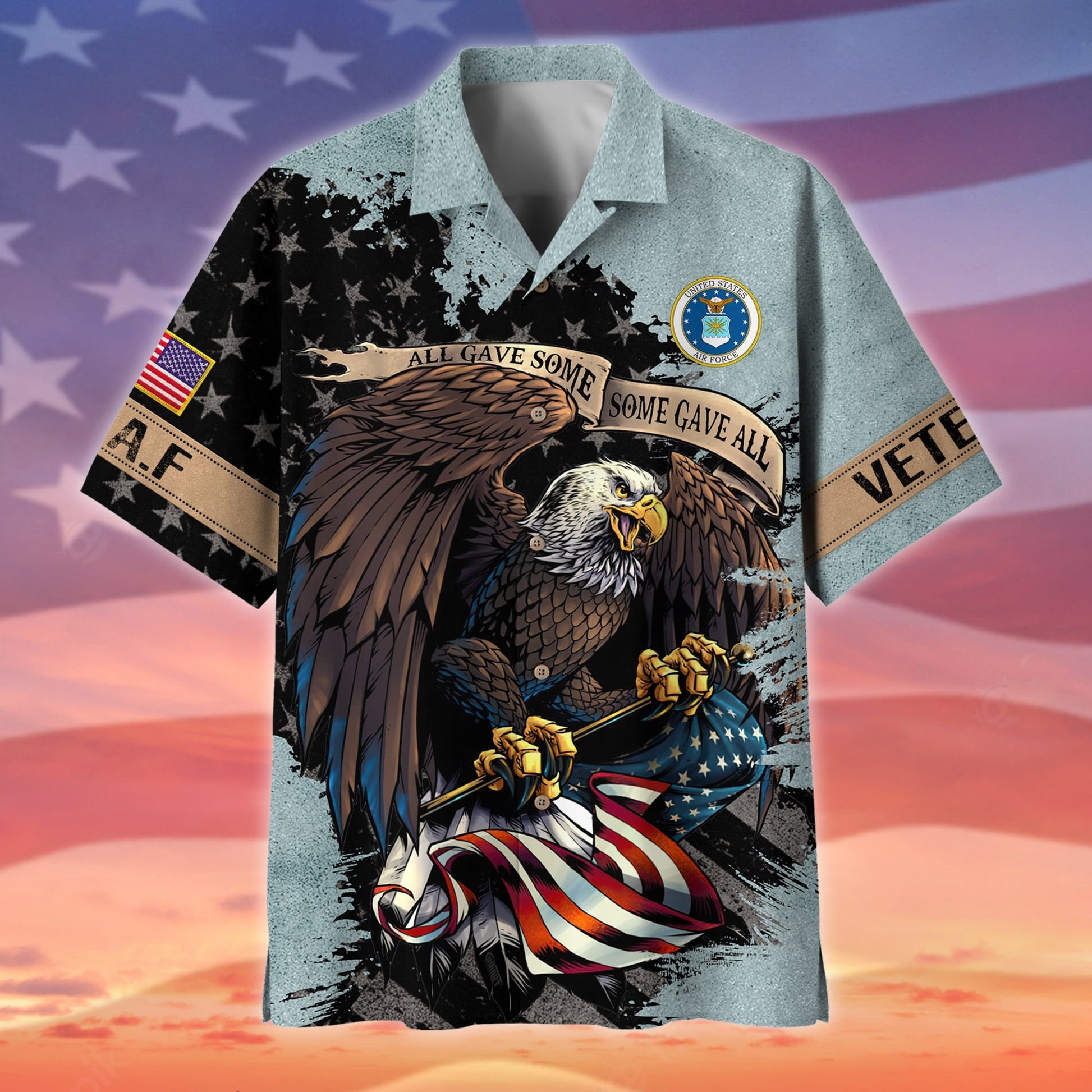 Premium All Gave Some Some Gave All US Veteran Polo And Hawaii Shirt NPVC140204