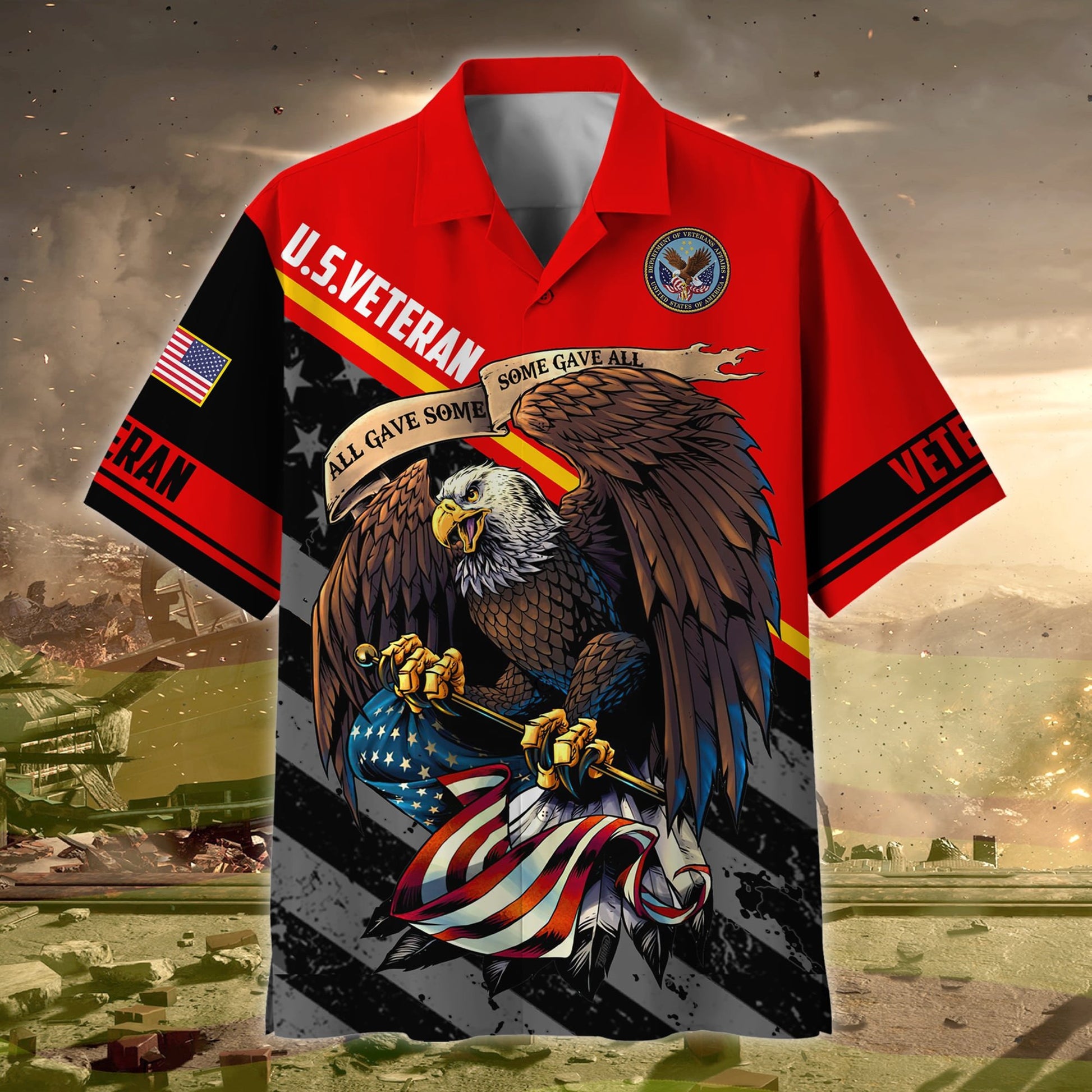 Premium Honoring All Who Served US Veteran Polo And Hawaii Shirt NPVC230202