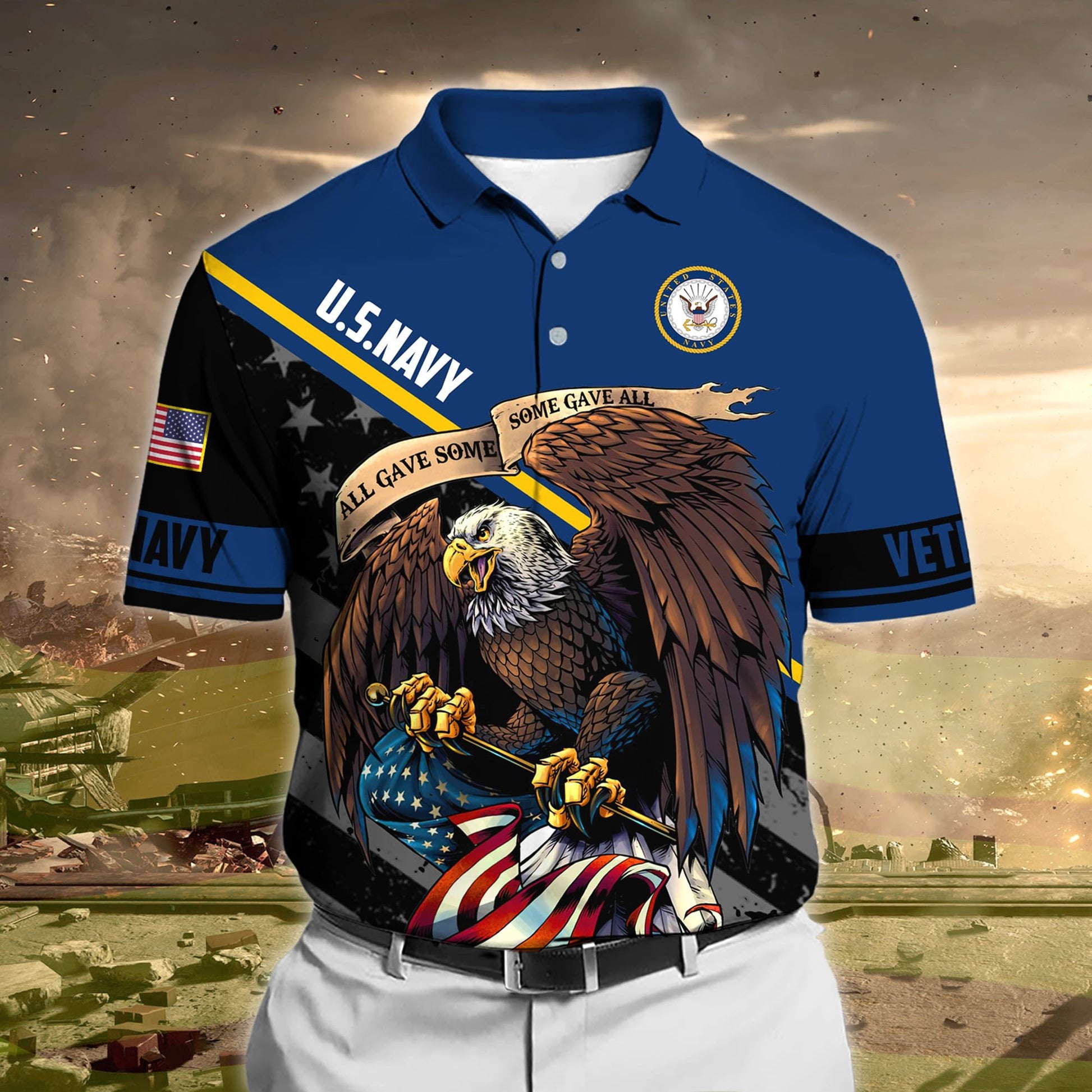 Premium Honoring All Who Served US Veteran Polo And Hawaii Shirt NPVC230202