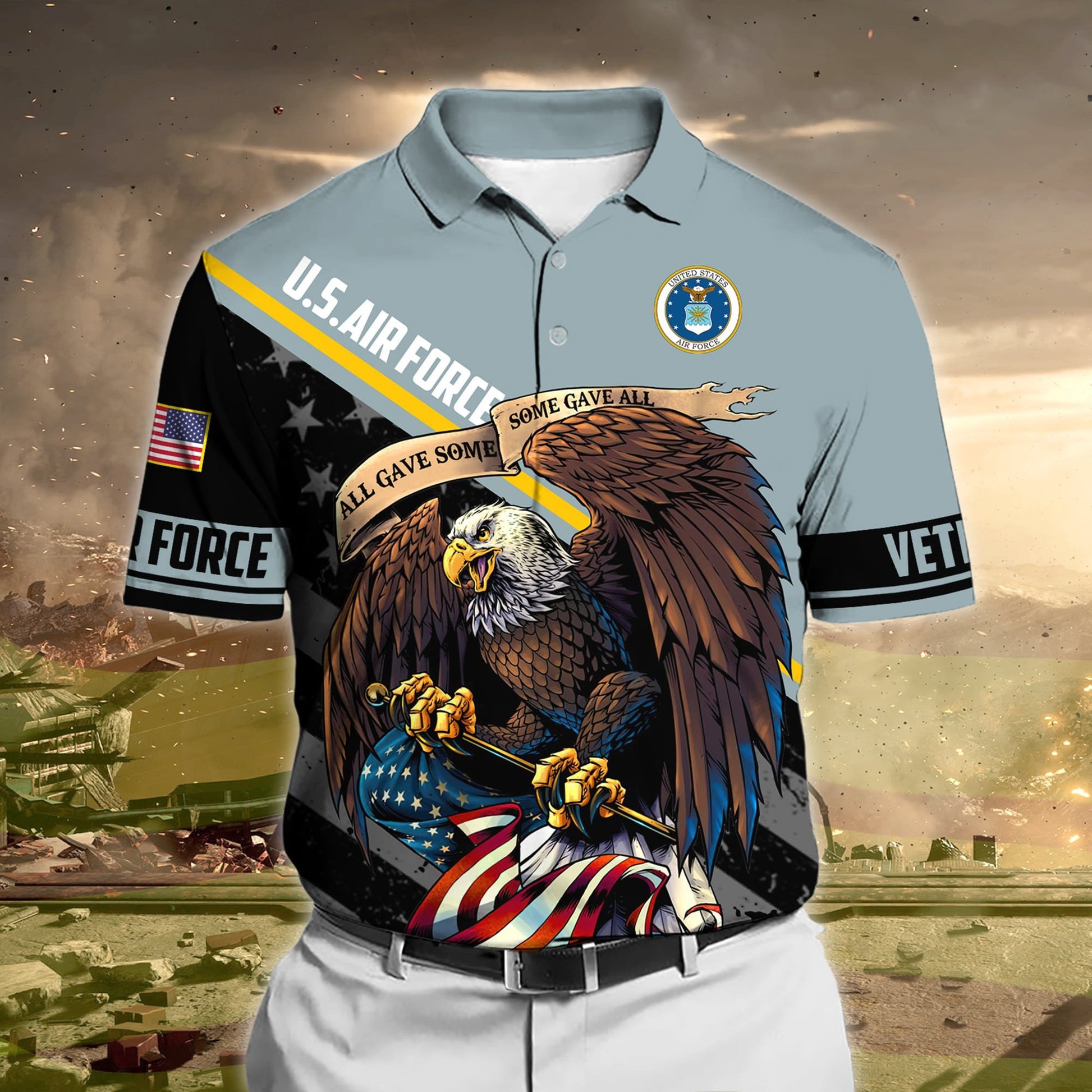 Premium Honoring All Who Served US Veteran Polo And Hawaii Shirt NPVC230202