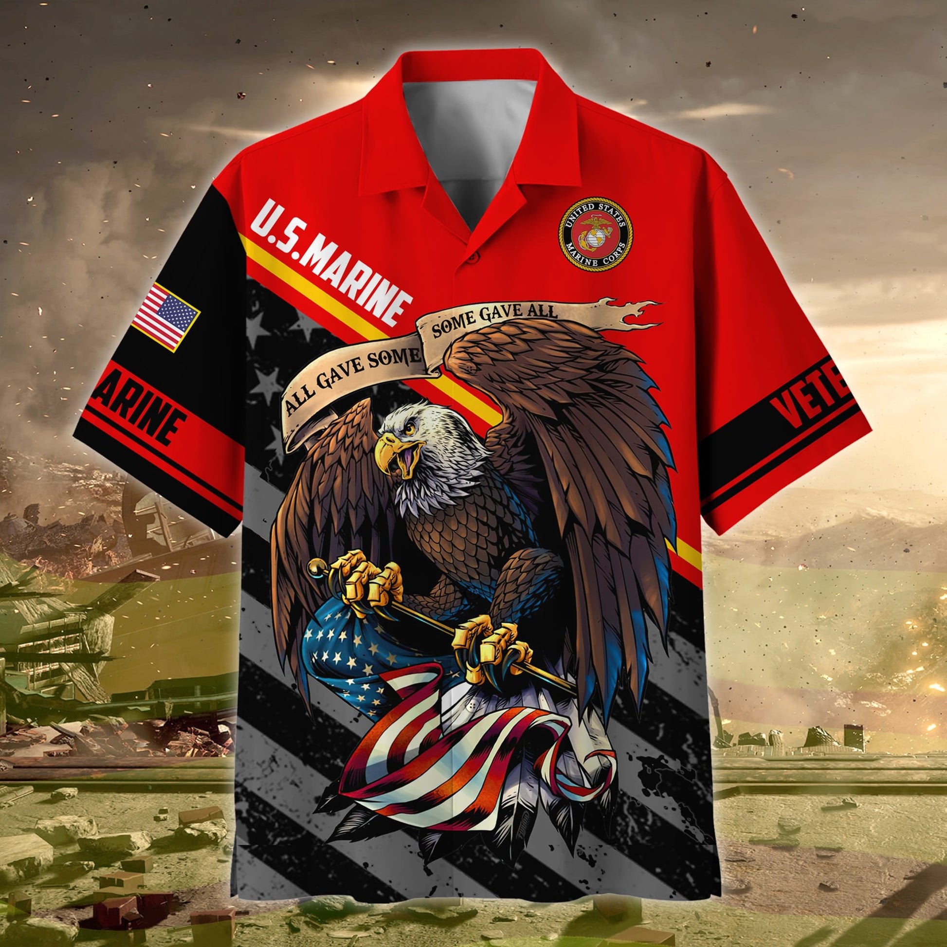 Premium Honoring All Who Served US Veteran Polo And Hawaii Shirt NPVC230202