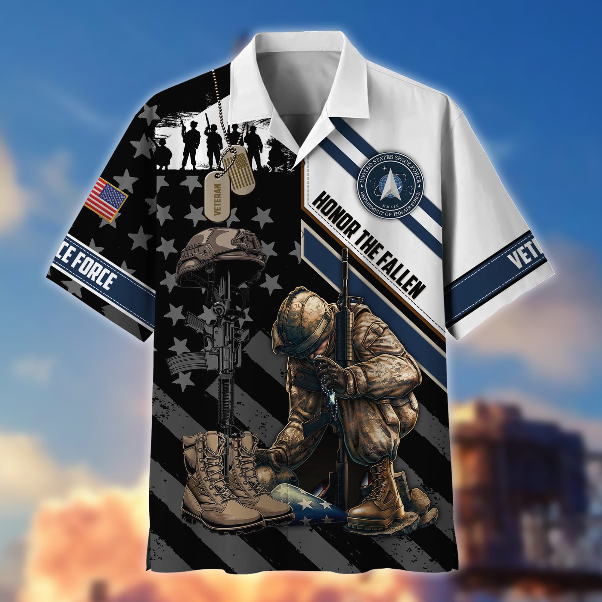 Premium Honor The Fallen US Veteran Polo And Hawaii Shirt NPVC140203