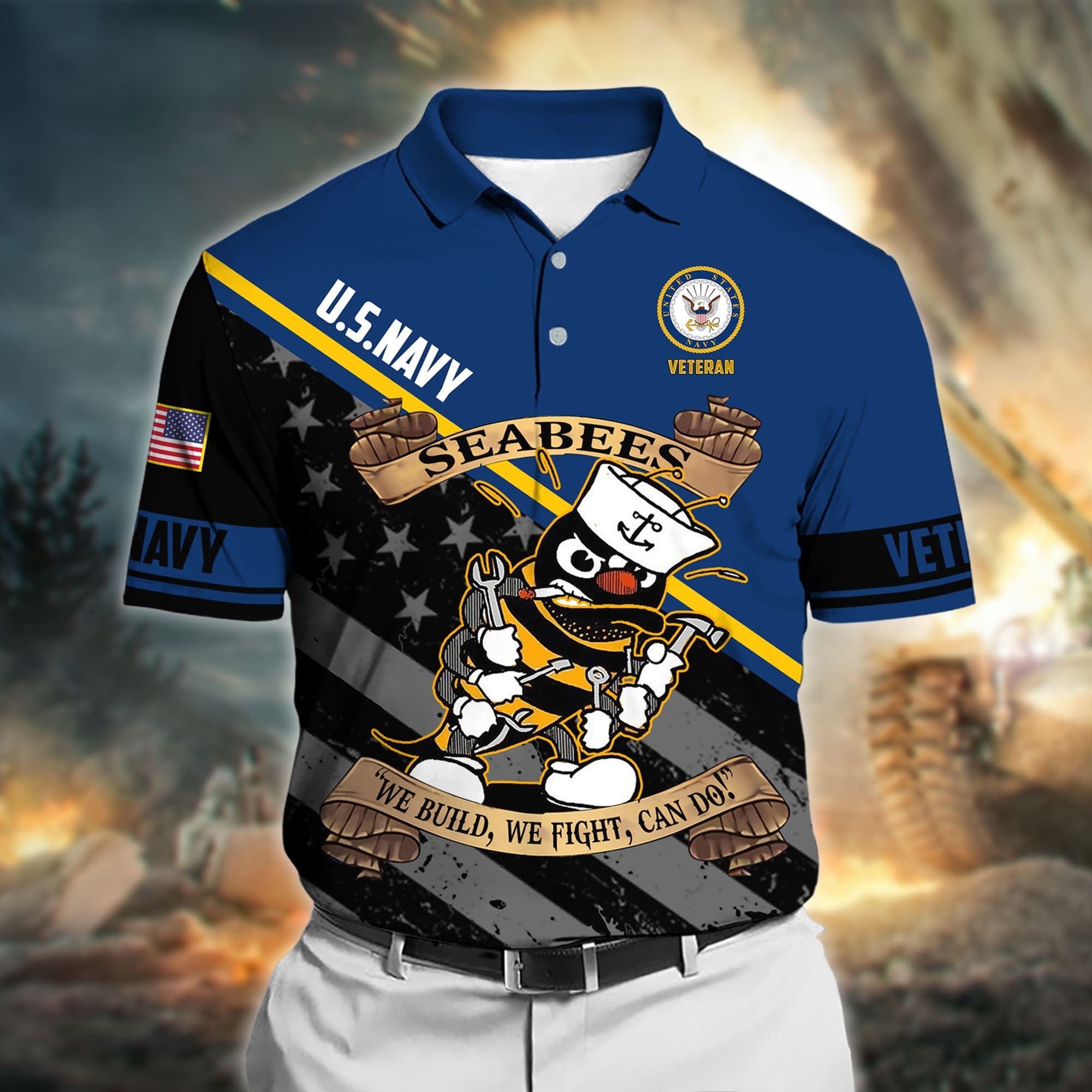Premium All Gave Some Some Gave All US Veteran Polo Shirt NPVC230203