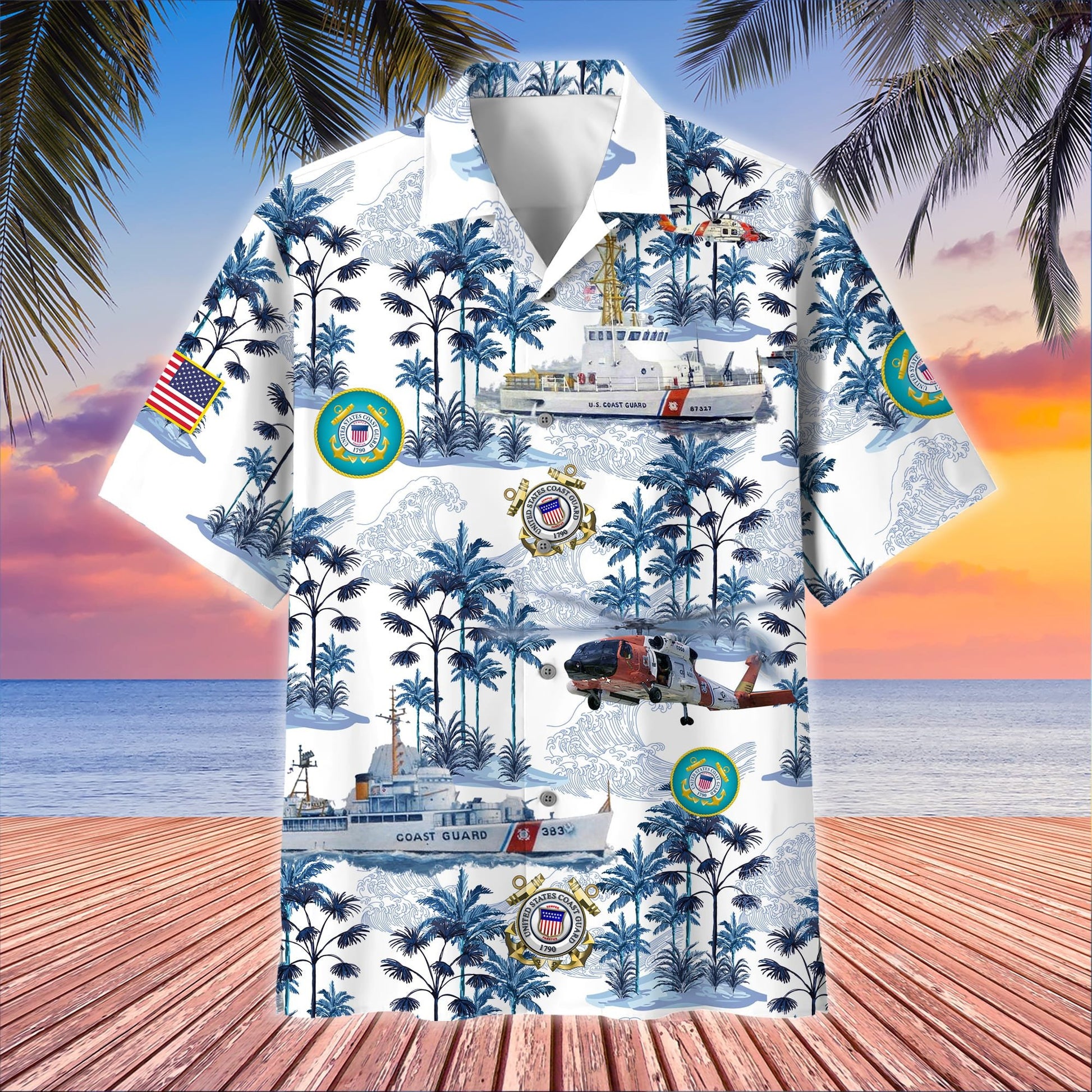 Premium American Pride US Veterans Hawaii Shirt APVC200701