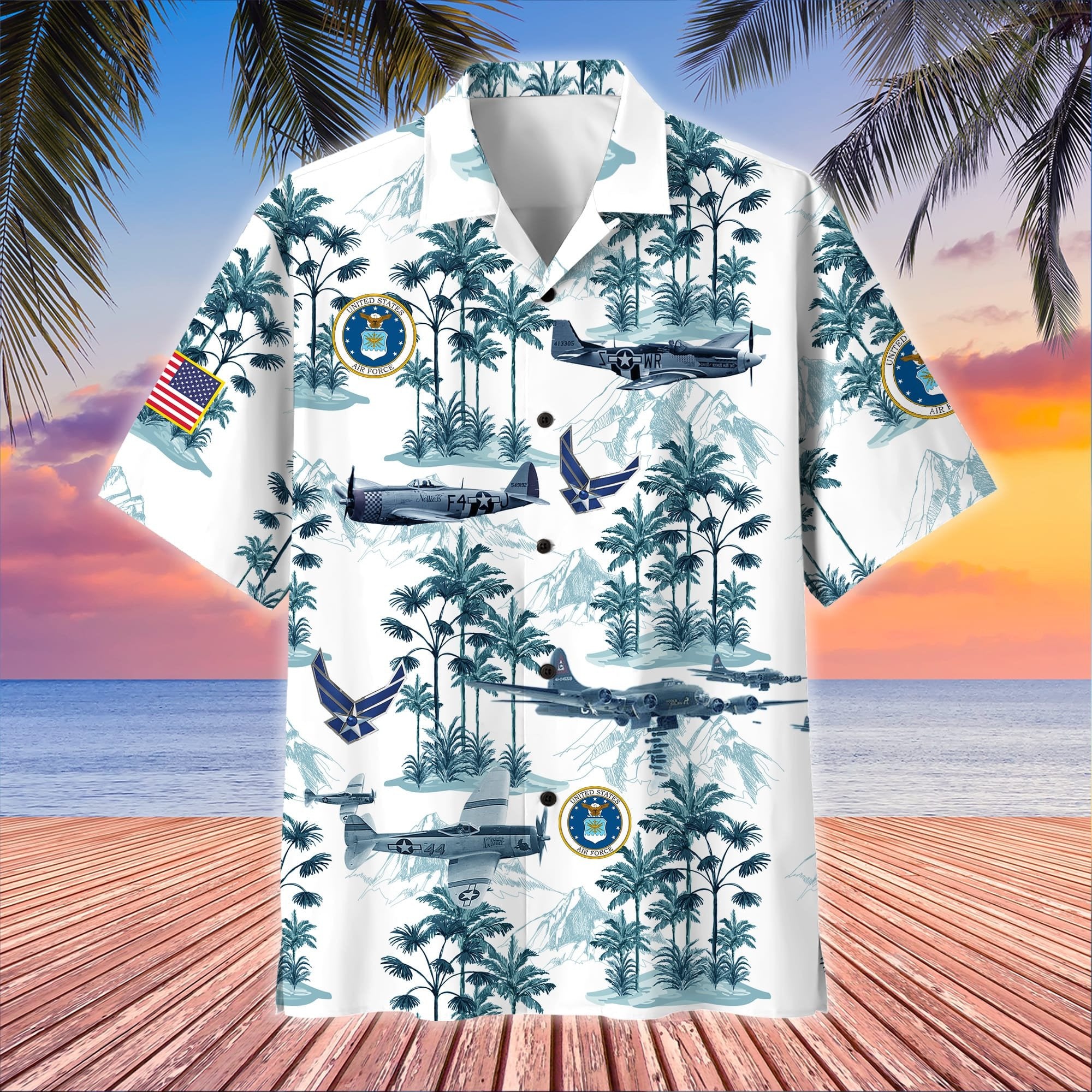 Premium American Pride US Veterans Hawaii Shirt APVC200701