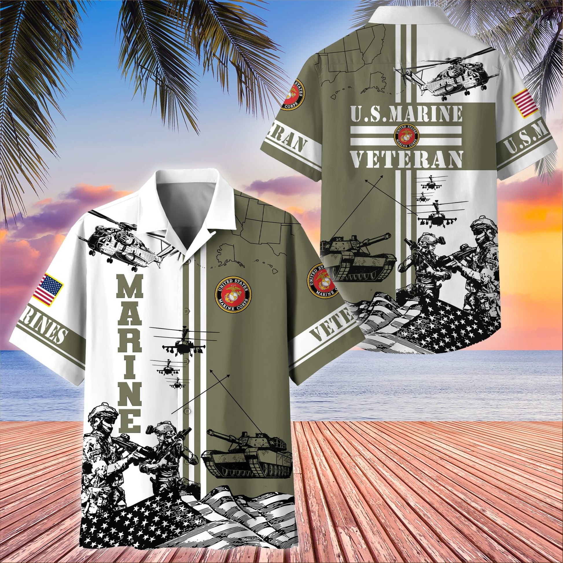 Premium Proudly Served US Veterans Hawaii Shirt NPVC020603