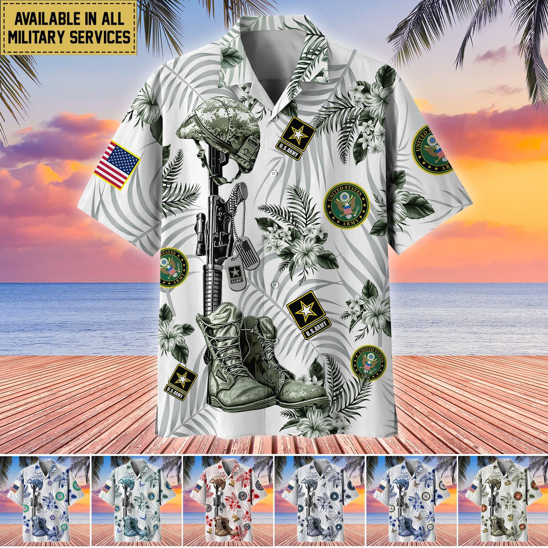 Premium Honoring All Who Served US Veteran Hawaii Shirt APVC200704