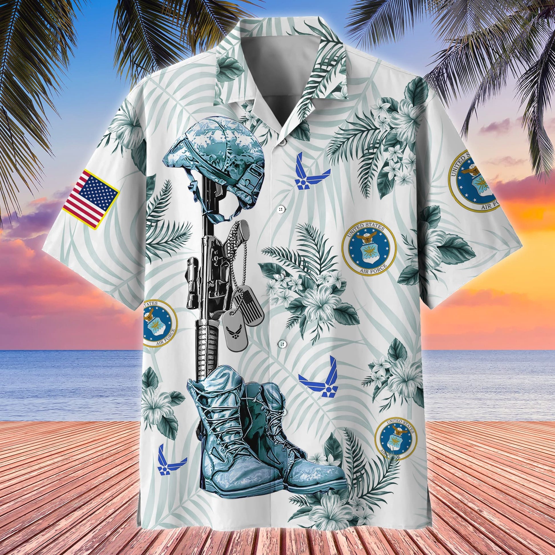 Premium Honoring All Who Served US Veteran Hawaii Shirt APVC200704