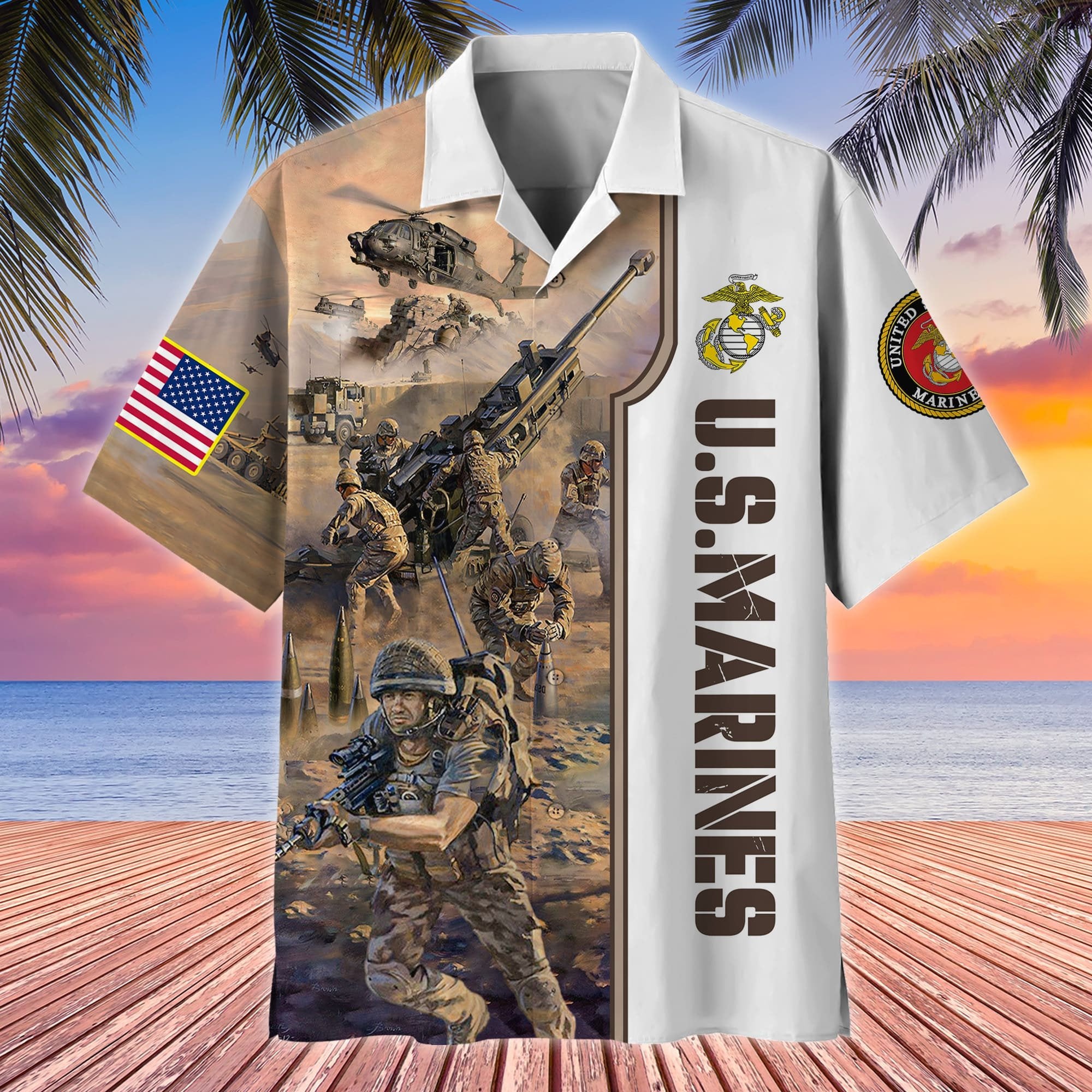 Premium Proudly Served US Veteran Hawaii Shirt APVC270701