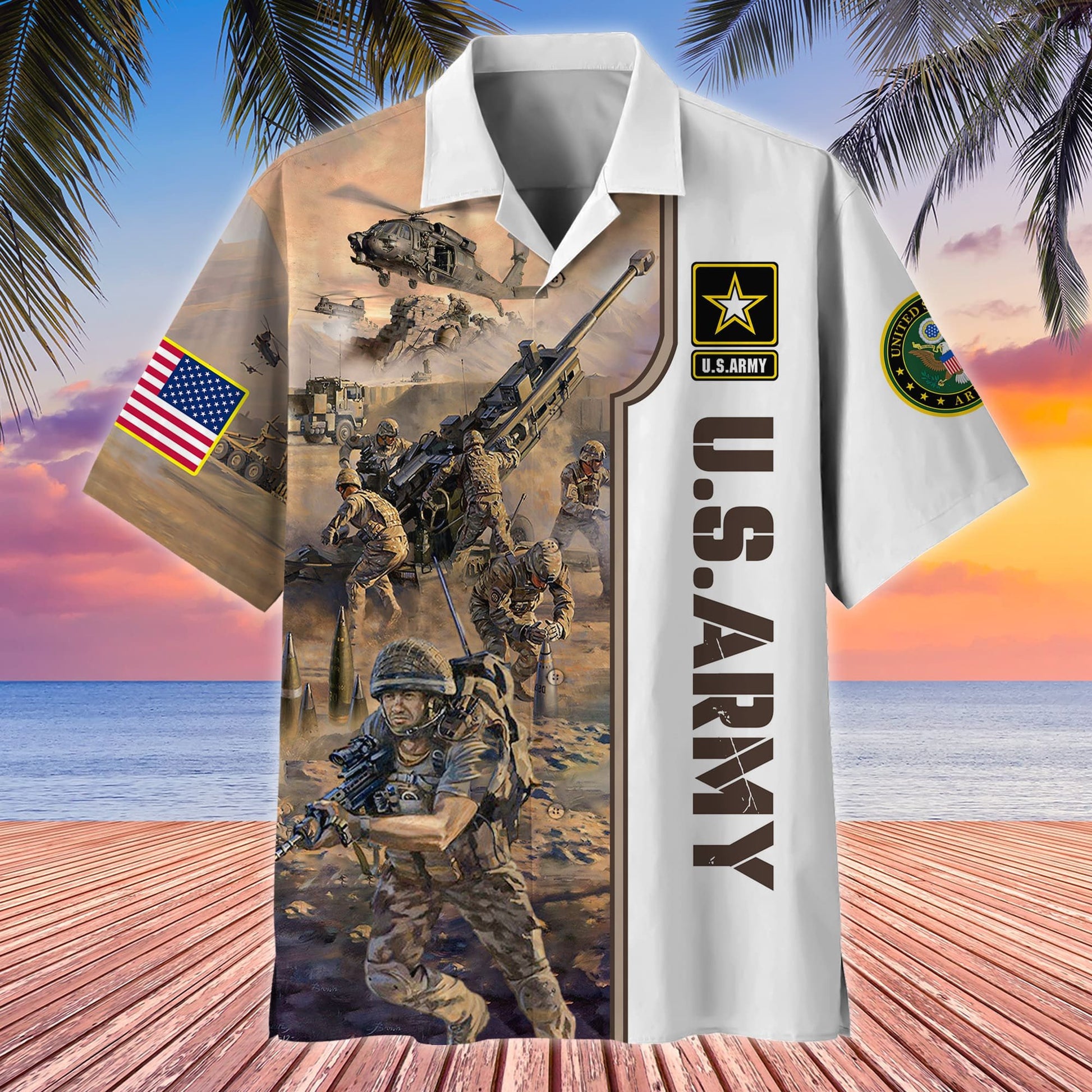 Premium Proudly Served US Veteran Hawaii Shirt APVC270701