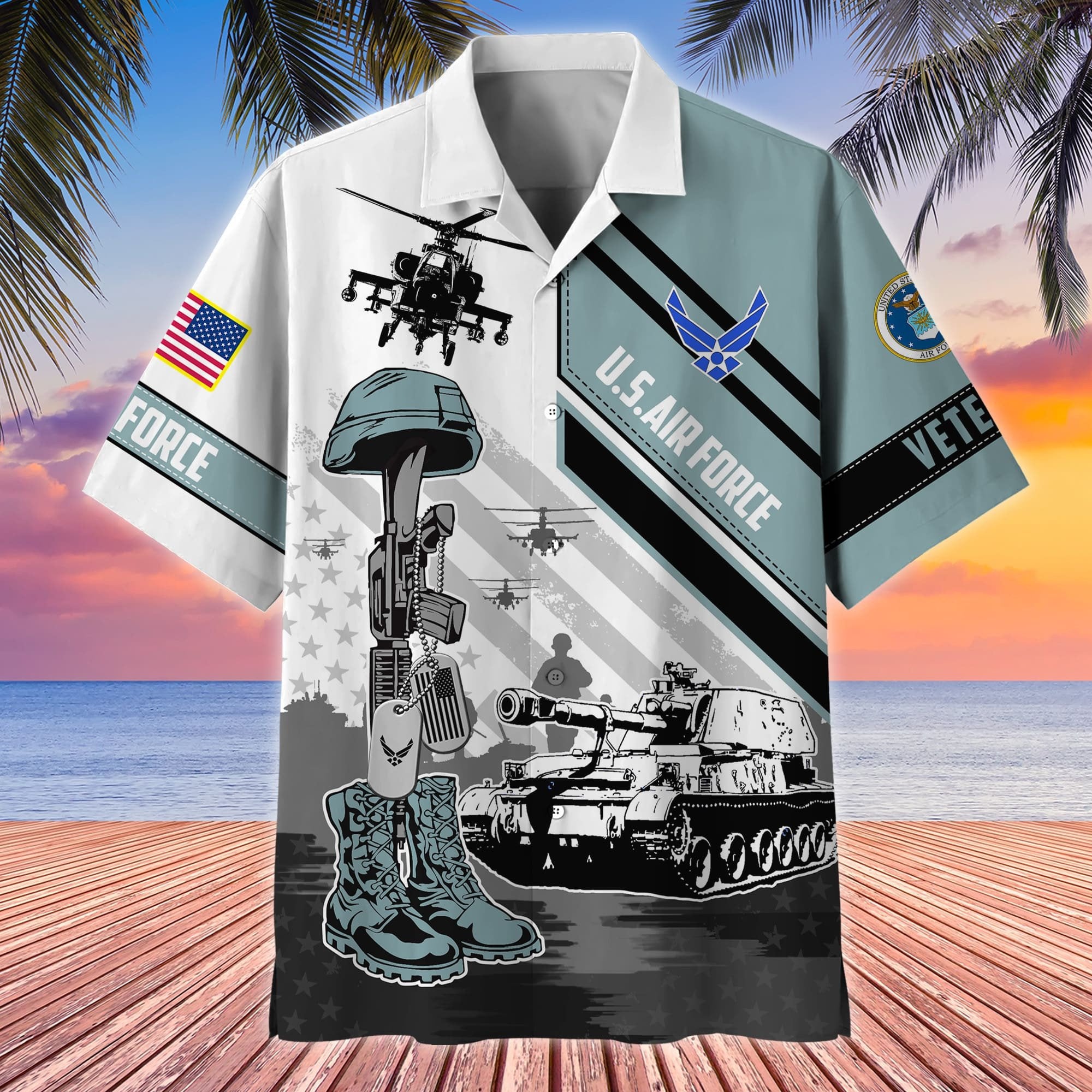 Premium Honoring All Who Served US Veteran Hawaii Shirt APVC080802