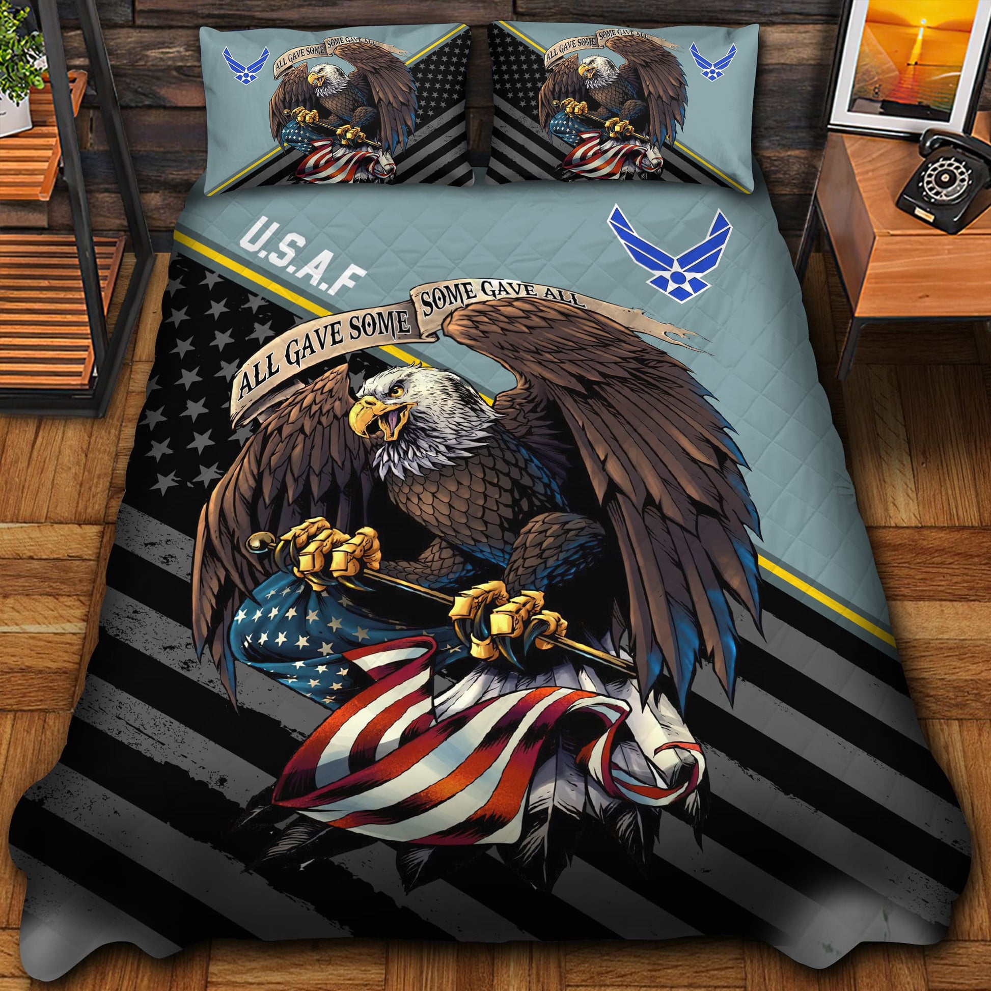 Premium All Gave Some Some Gave All US Veteran Bedding Set APVC290802