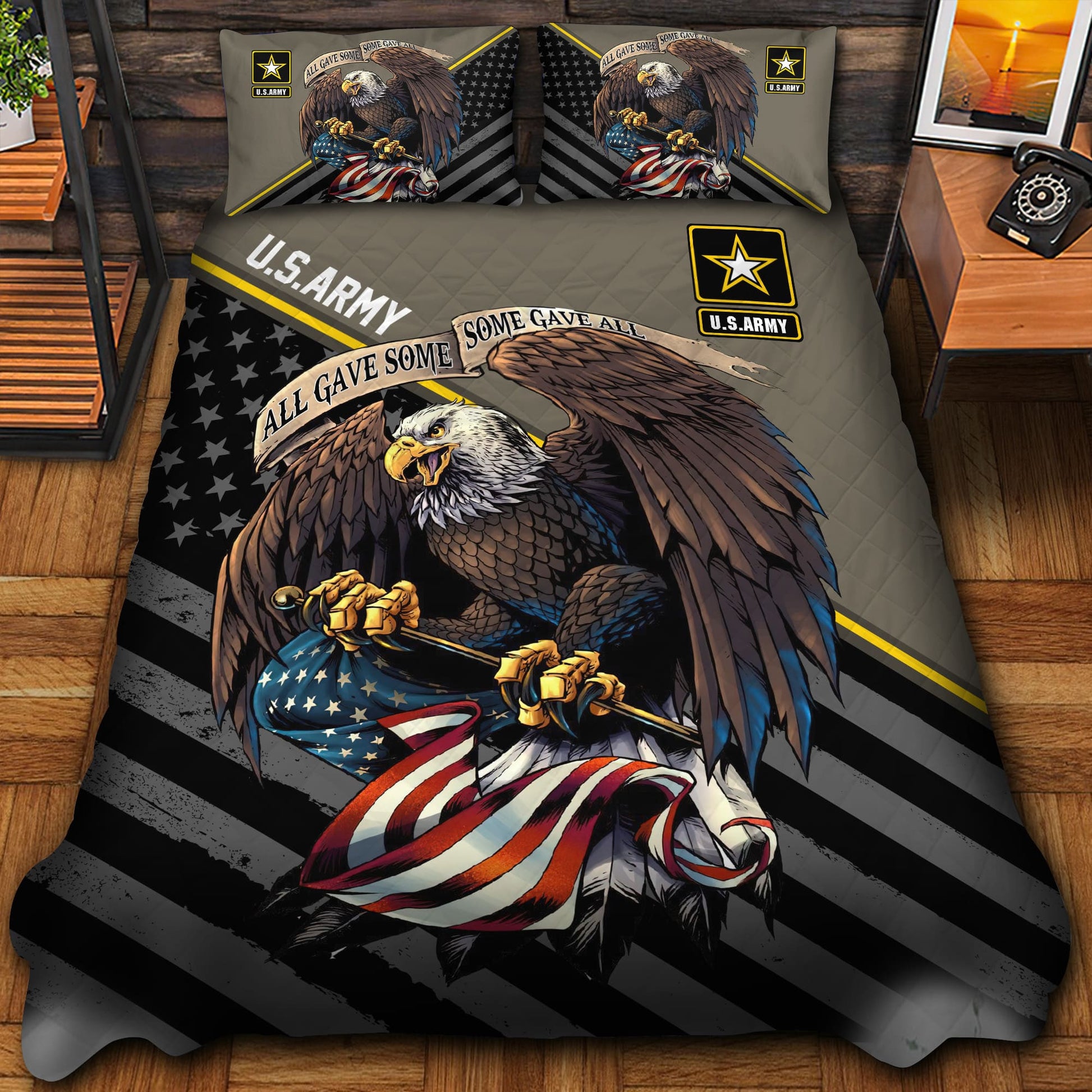 Premium All Gave Some Some Gave All US Veteran Bedding Set APVC290802