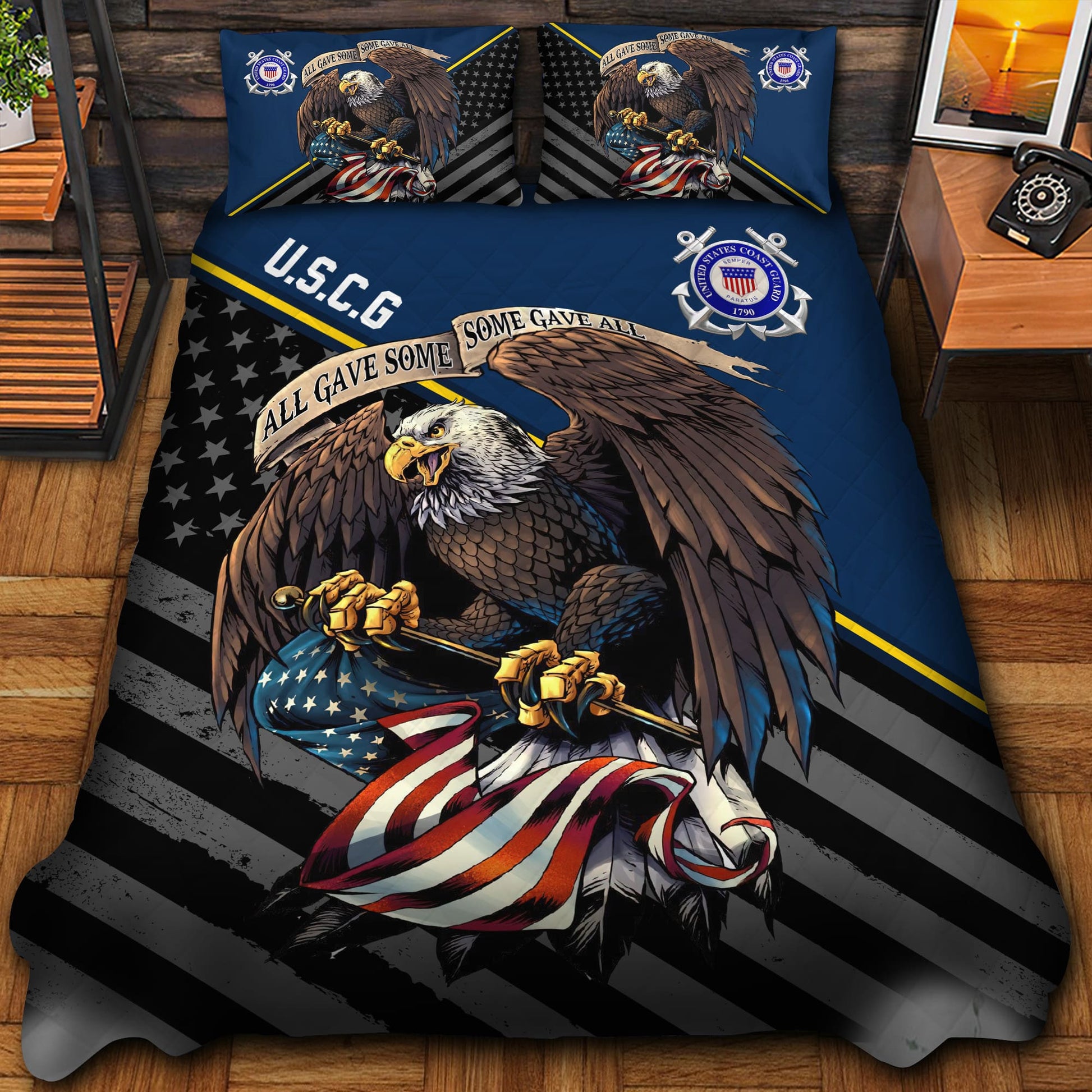 Premium All Gave Some Some Gave All US Veteran Bedding Set APVC290802