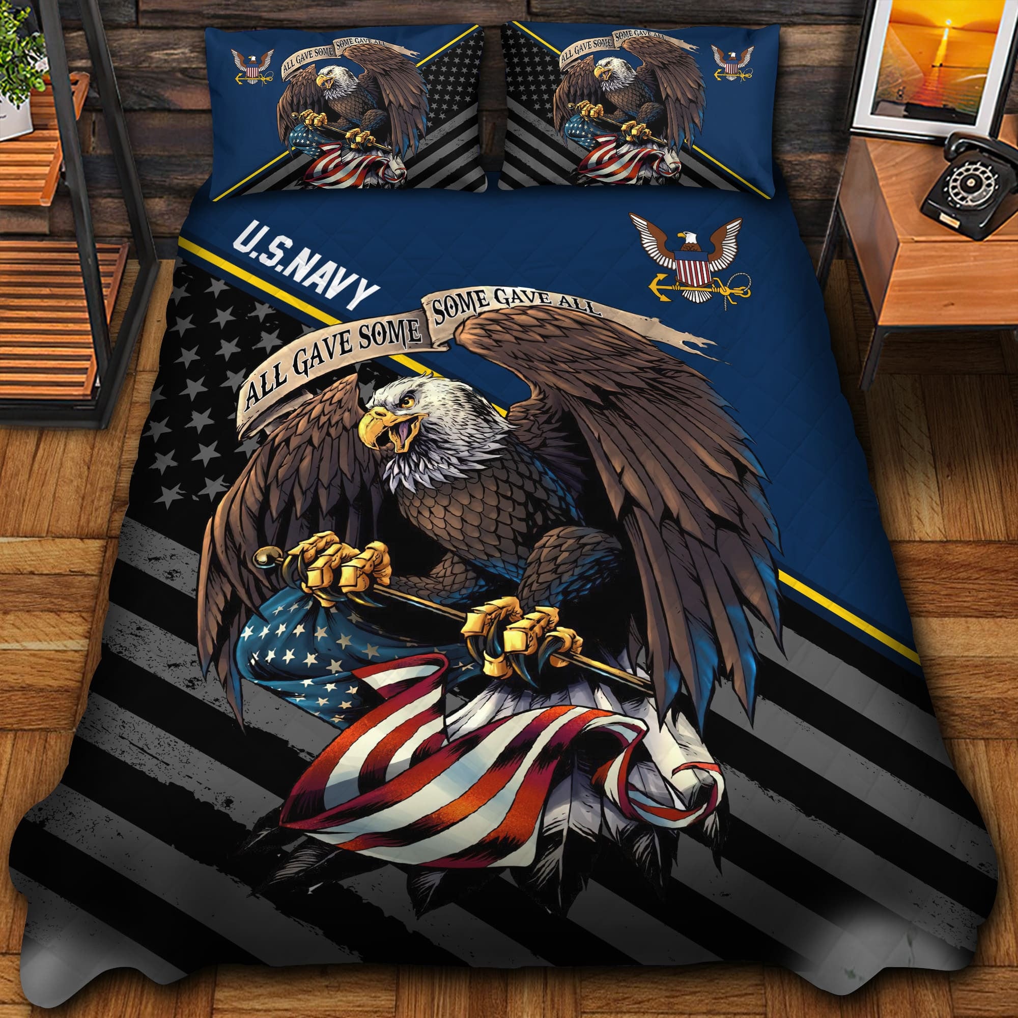 Premium All Gave Some Some Gave All US Veteran Bedding Set APVC290802