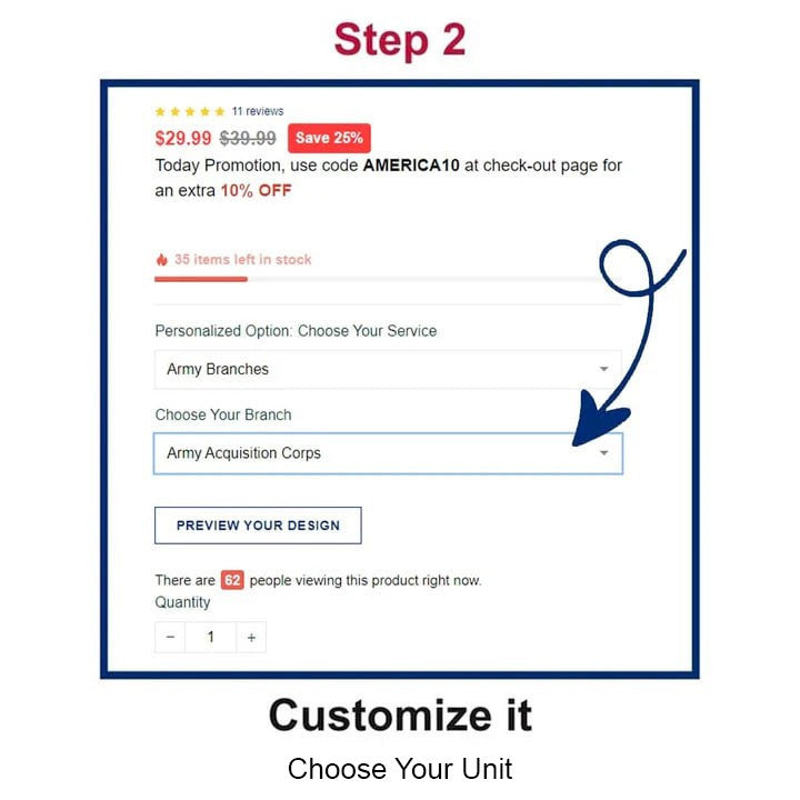 Unique Custom Unit US Veteran Cap NPVC030401