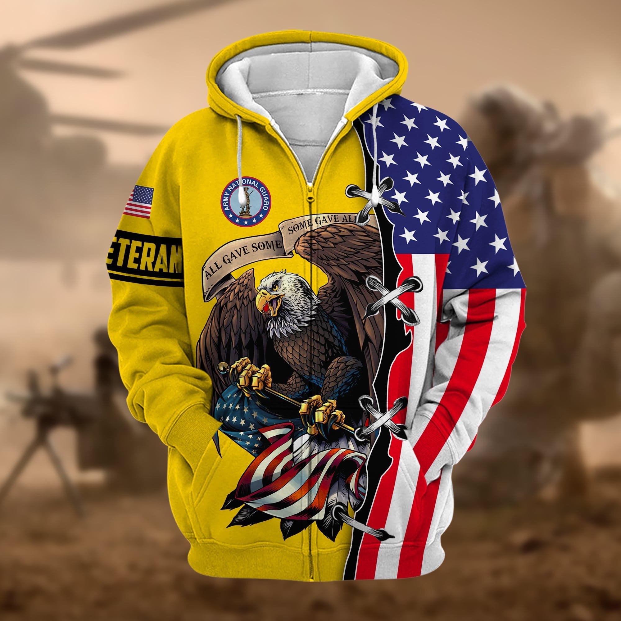 Premium US Veteran Zip Hoodie NPVC260803