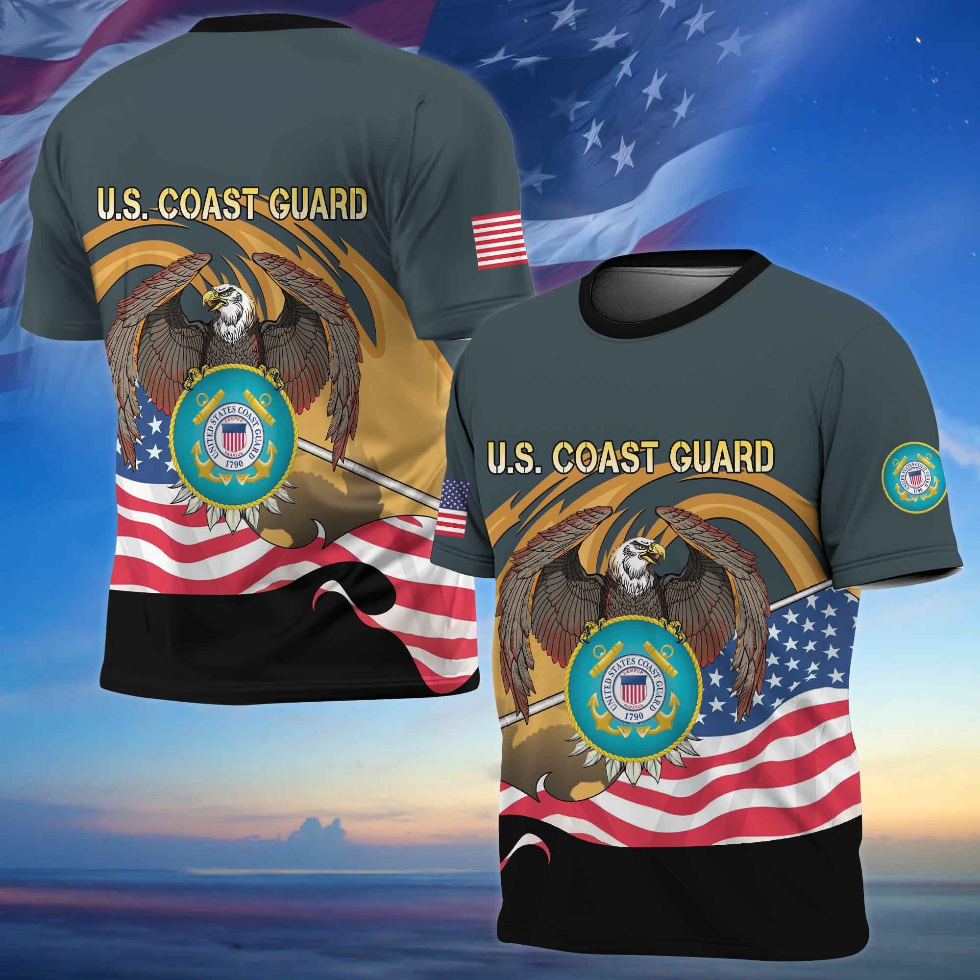 Premium Eagle US Veteran T-Shirt APVC290904