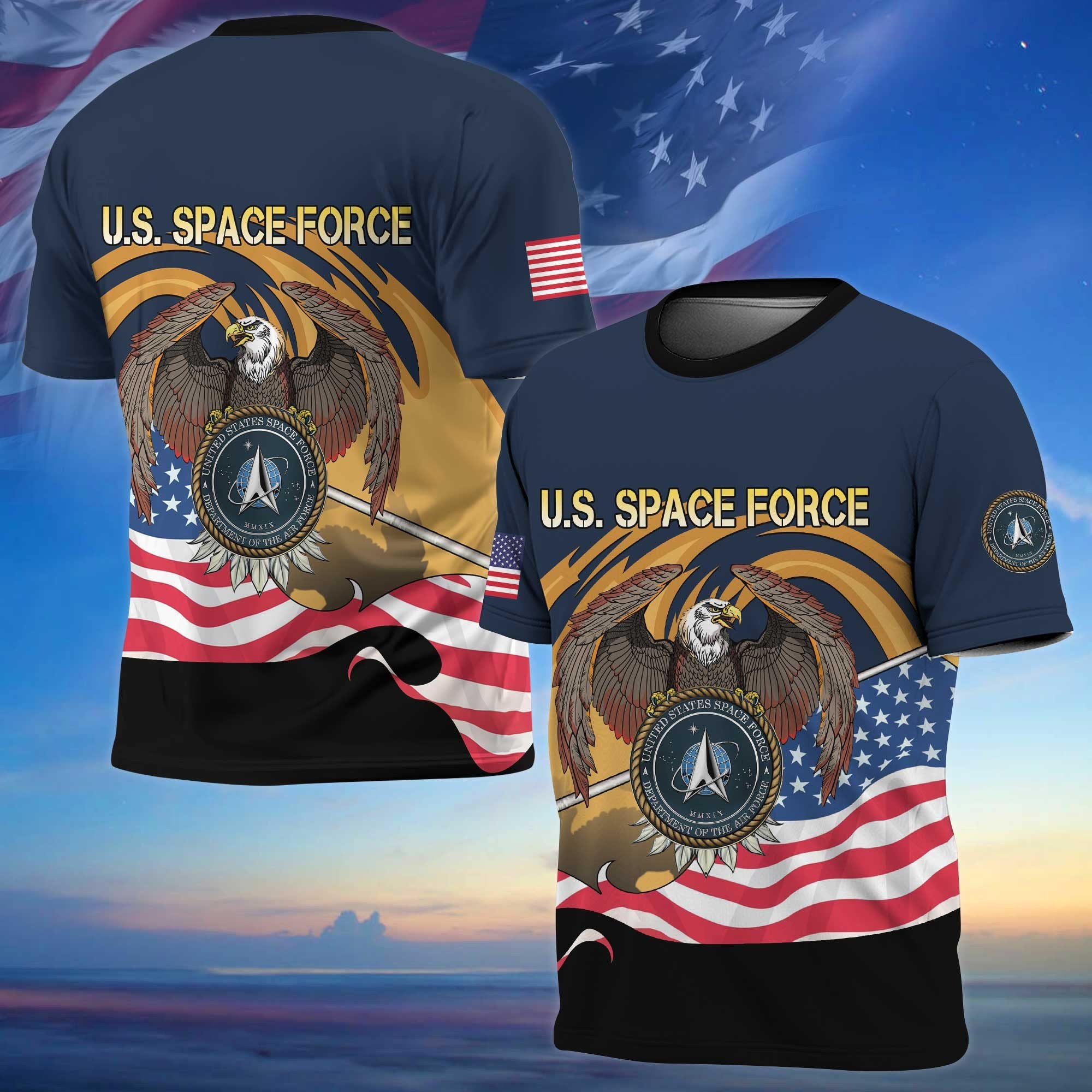 Premium Eagle US Veteran T-Shirt APVC290904