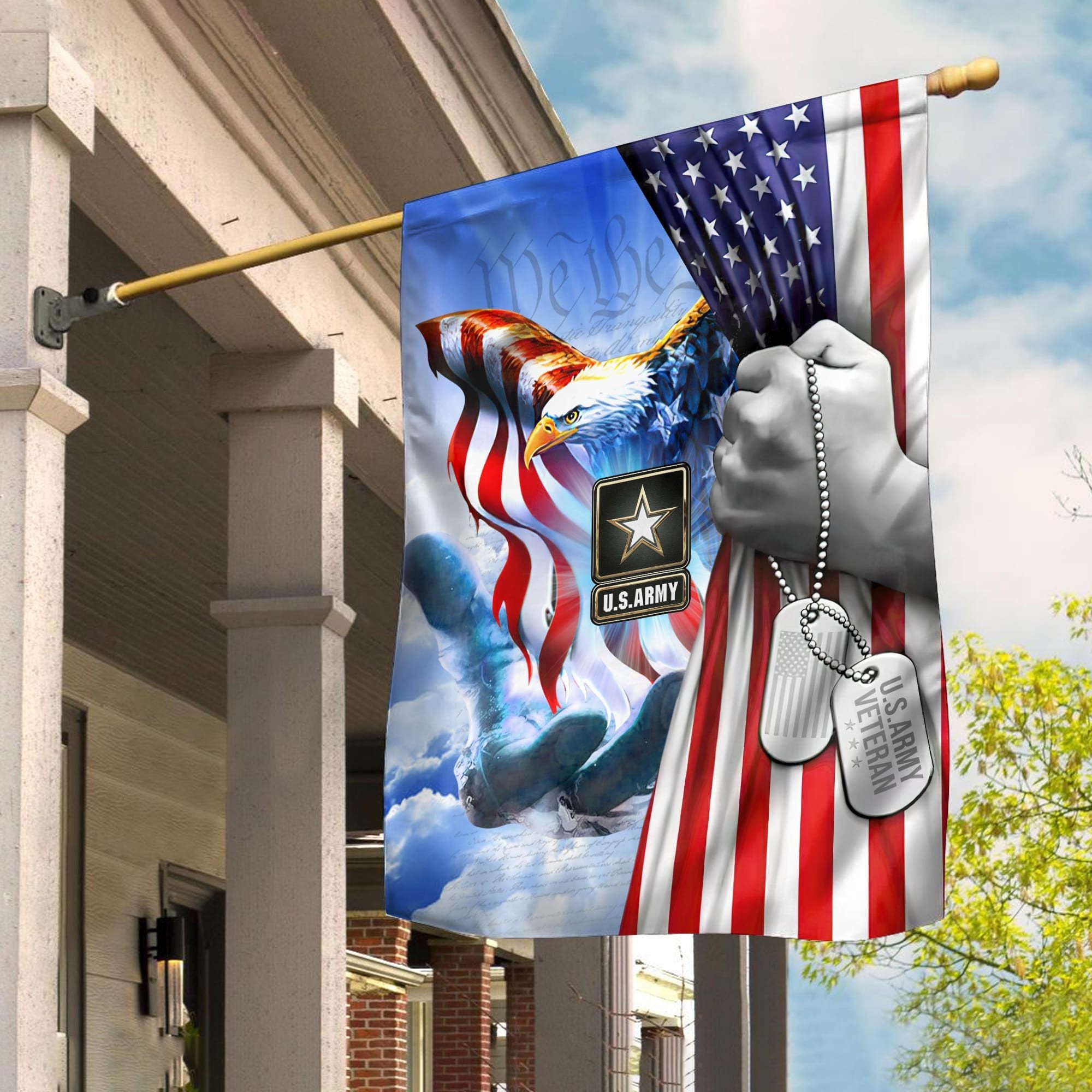 Premium American Pride US Veteran Flag APVC061002