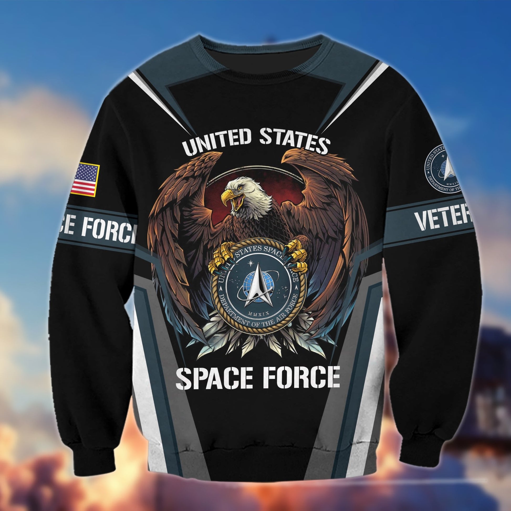 Premium Multiservice US Veteran Sweatshirt APVC271010