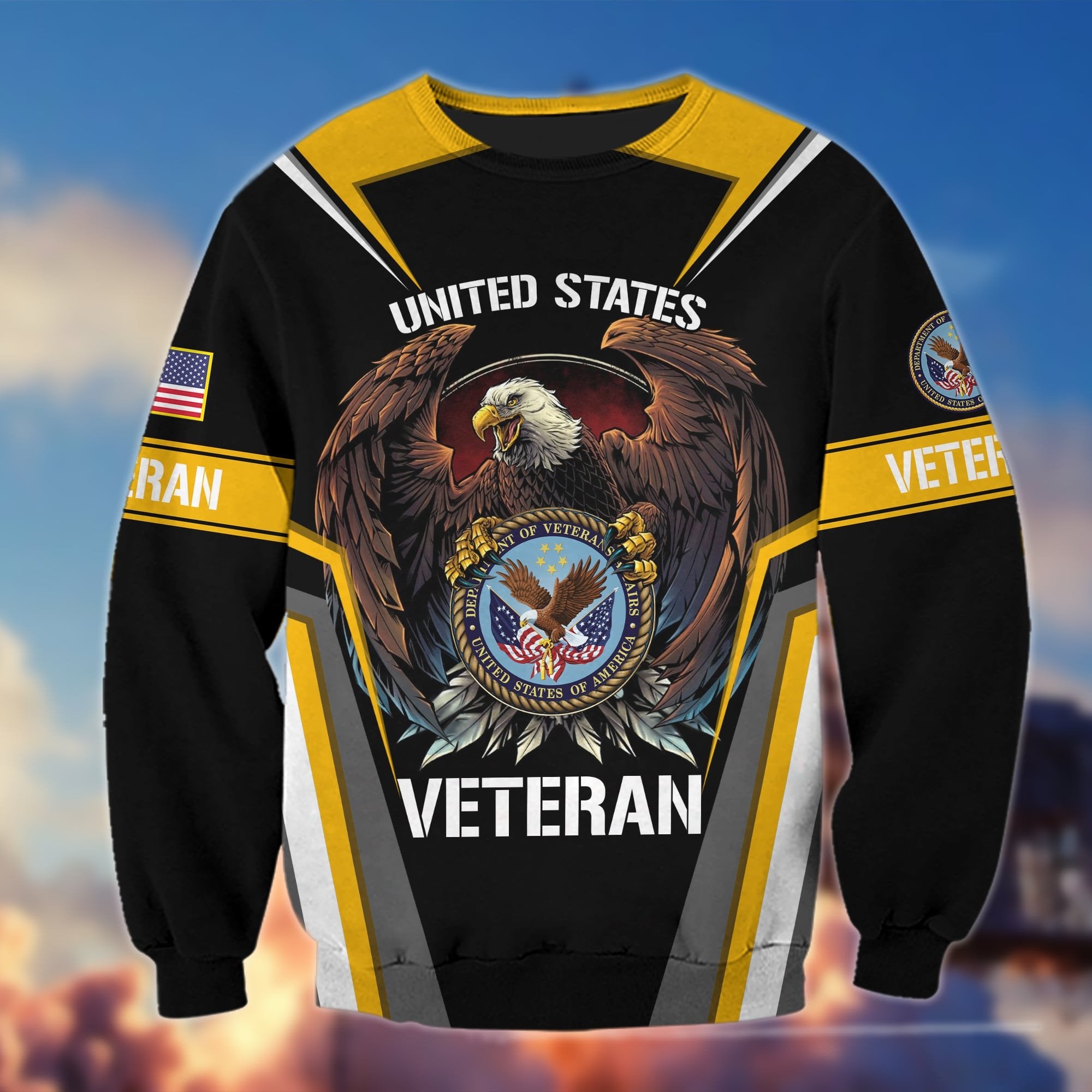 Premium Multiservice US Veteran Sweatshirt APVC271010