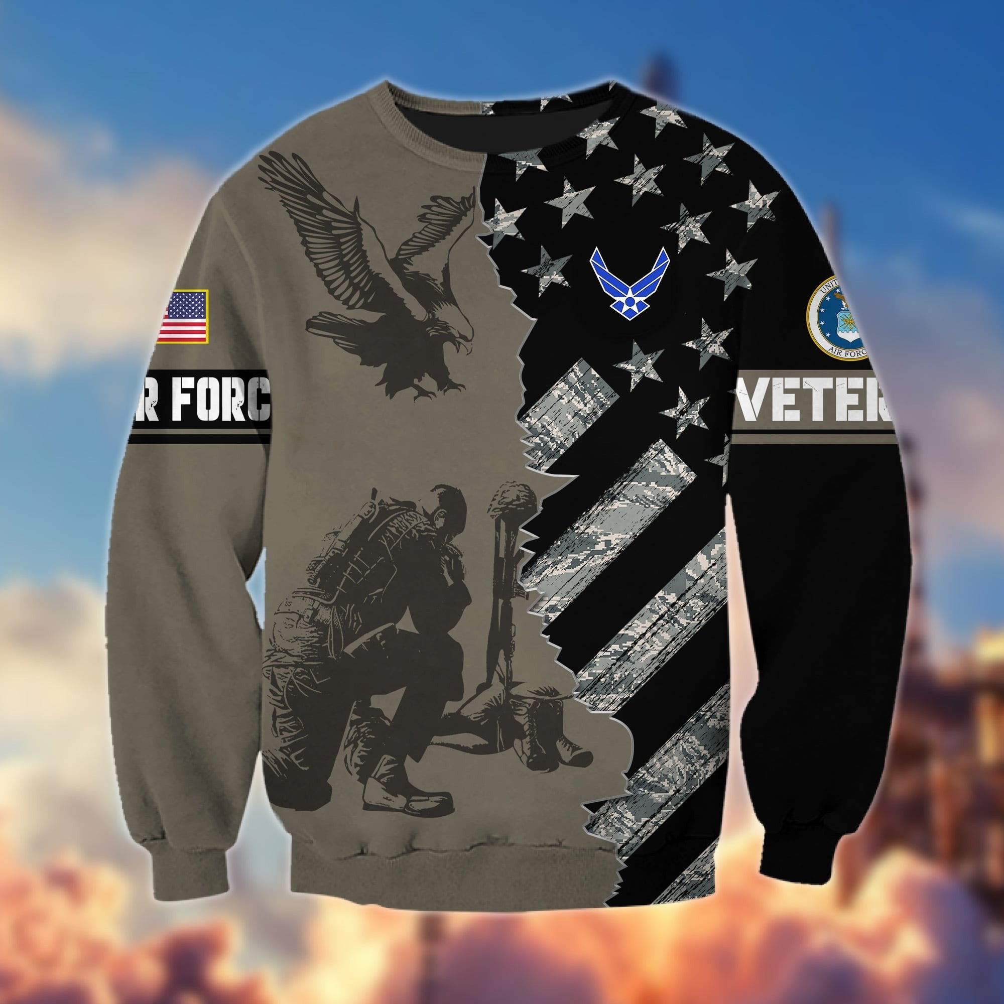 Premium Multiservice US Veteran Sweatshirt APVC031101