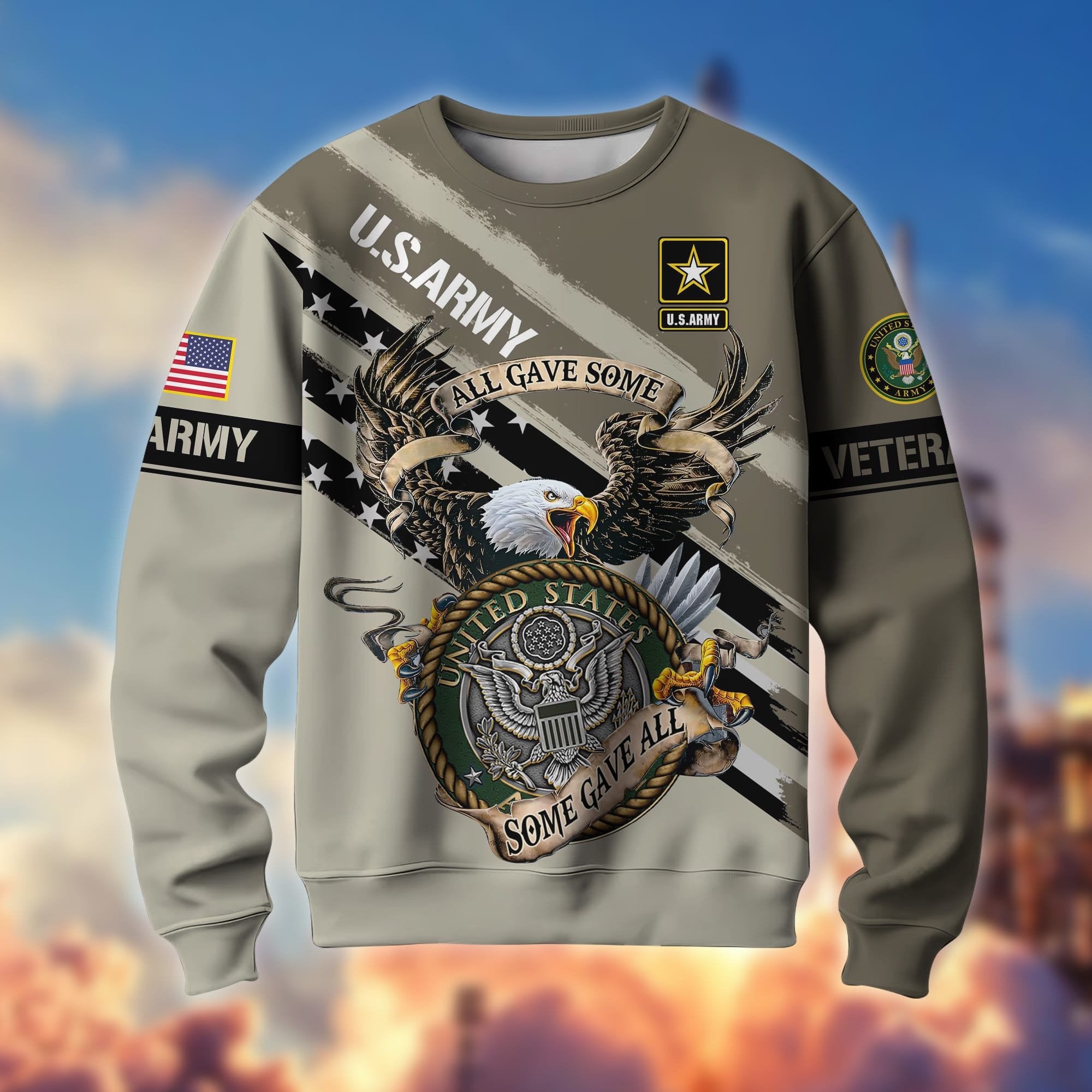 Premium Honoring All Who Served US Veterans Sweatshirt APVC161101