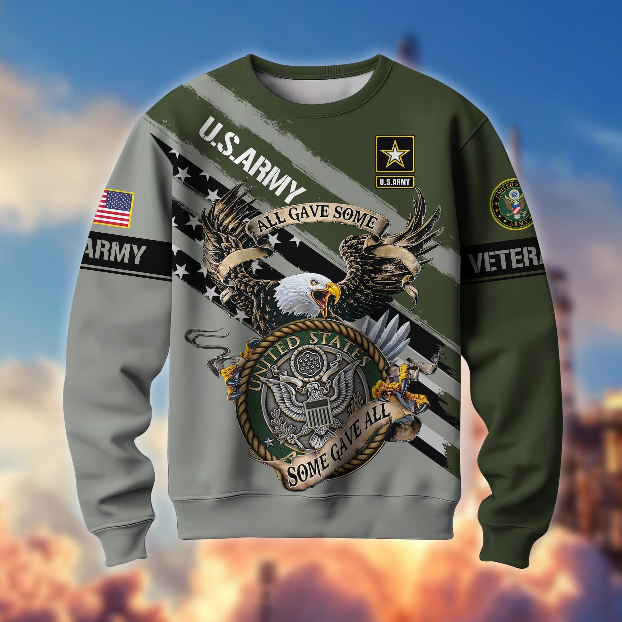Premium Honoring All Who Served US Veterans Sweatshirt APVC161101